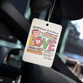Teacher Appreciation Love Classroom Car Air Freshener