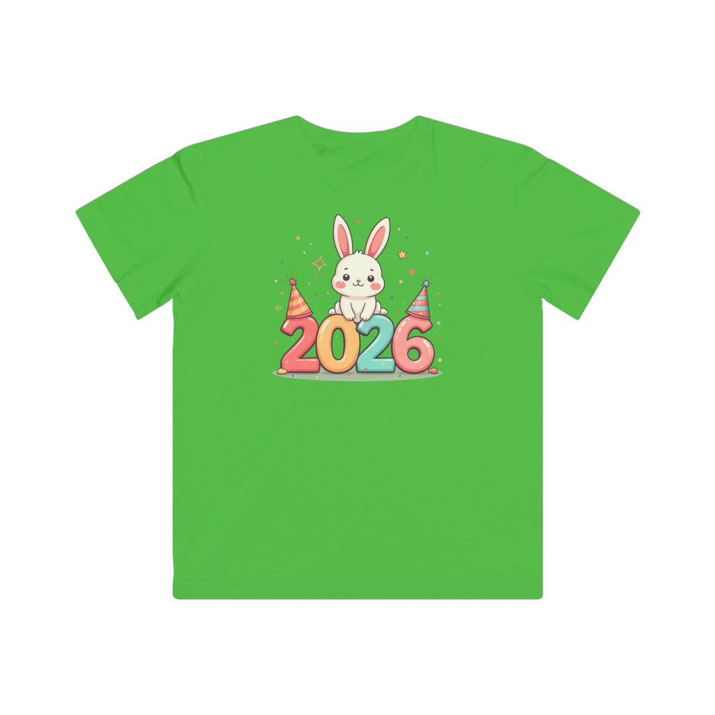 Kids Tee — 2026 Bunny New Year Party Shirt