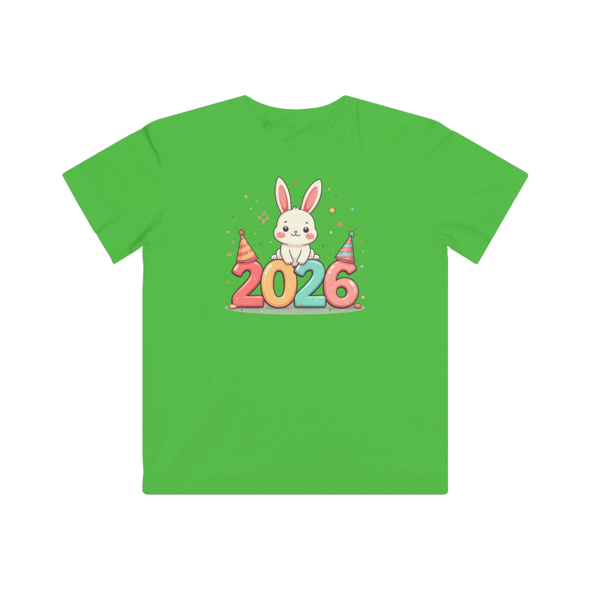 Kids Tee — 2026 Bunny New Year Party Shirt
