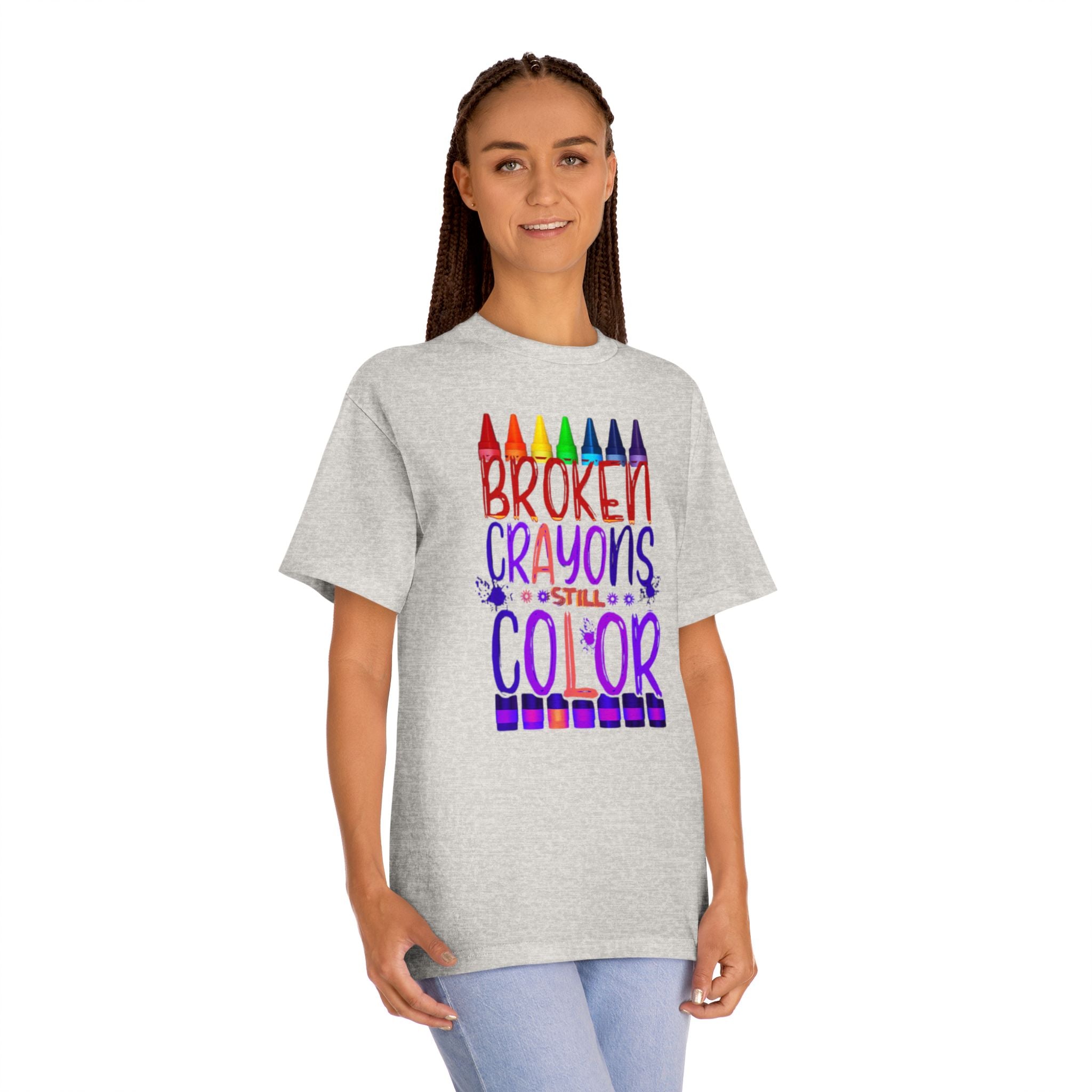 Broken Crayons Still Color T-Shirt