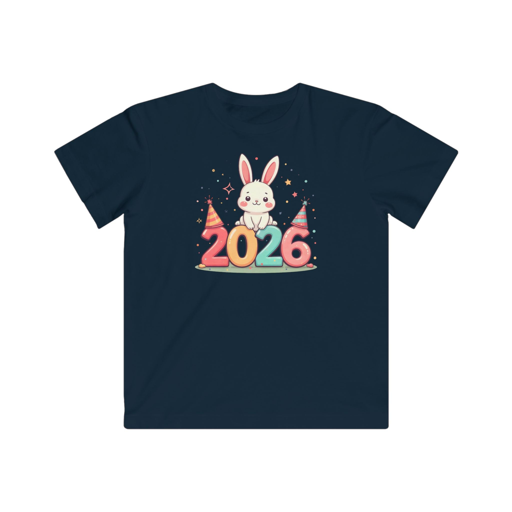 Kids Tee — 2026 Bunny New Year Party Shirt