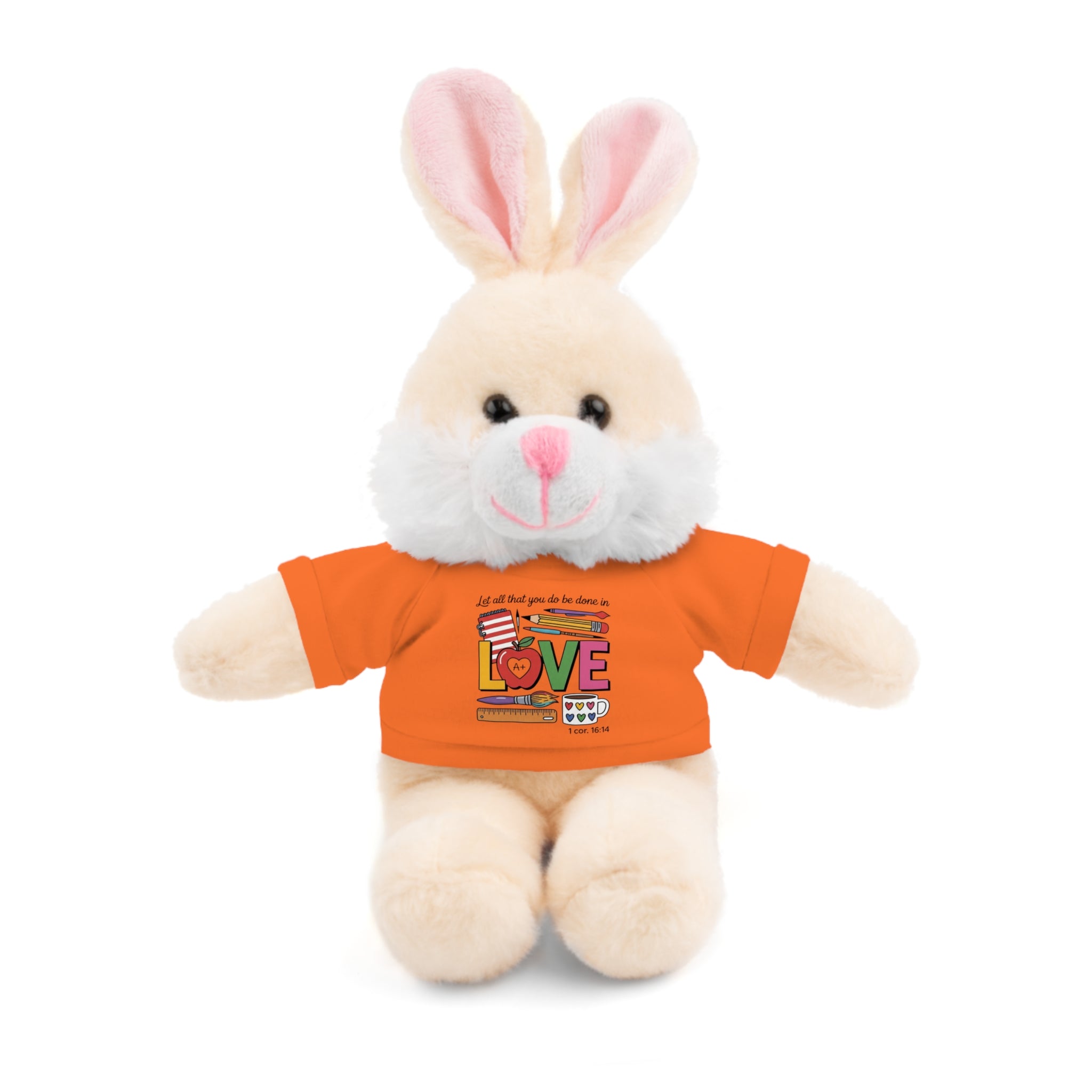 Green Teddy Bear with 'XOXO' Tee – Cute Stuffed Animal Gift