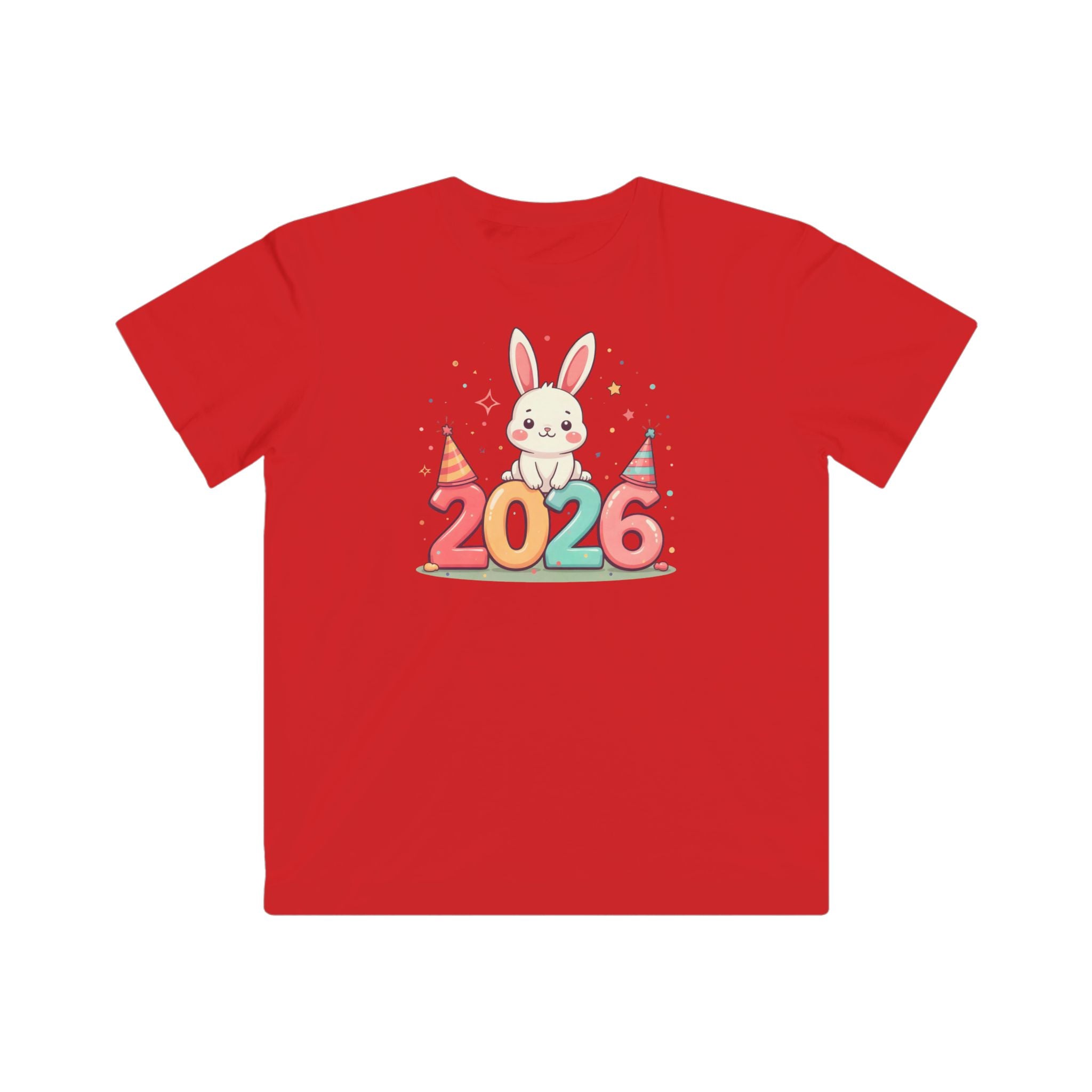 Kids Tee — 2026 Bunny New Year Party Shirt