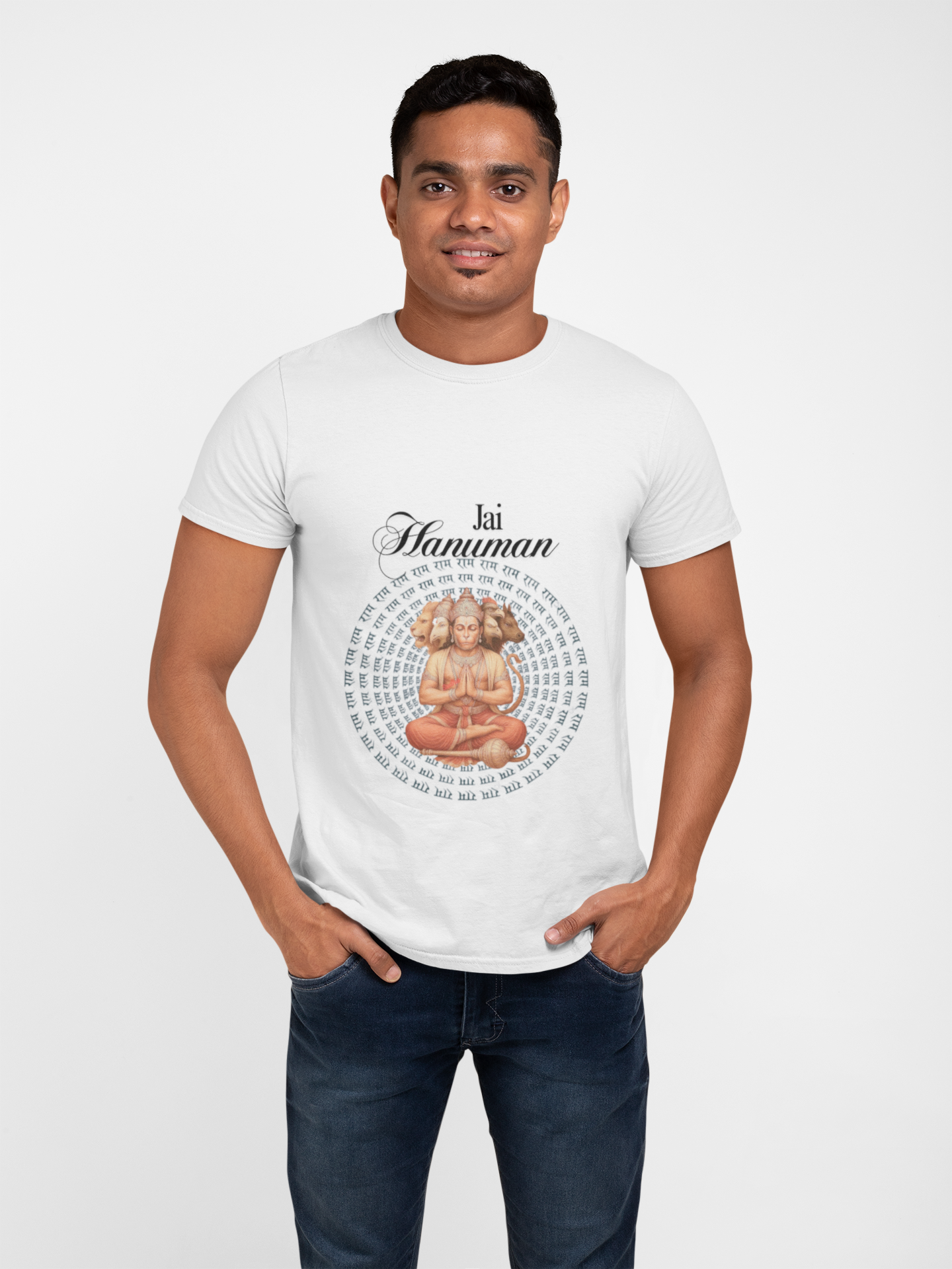Hindutva : Jai Hanuman English T-Shirt