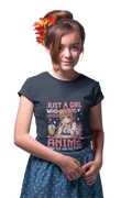 Just a Girl who loves Anime Teen Cotton Tee