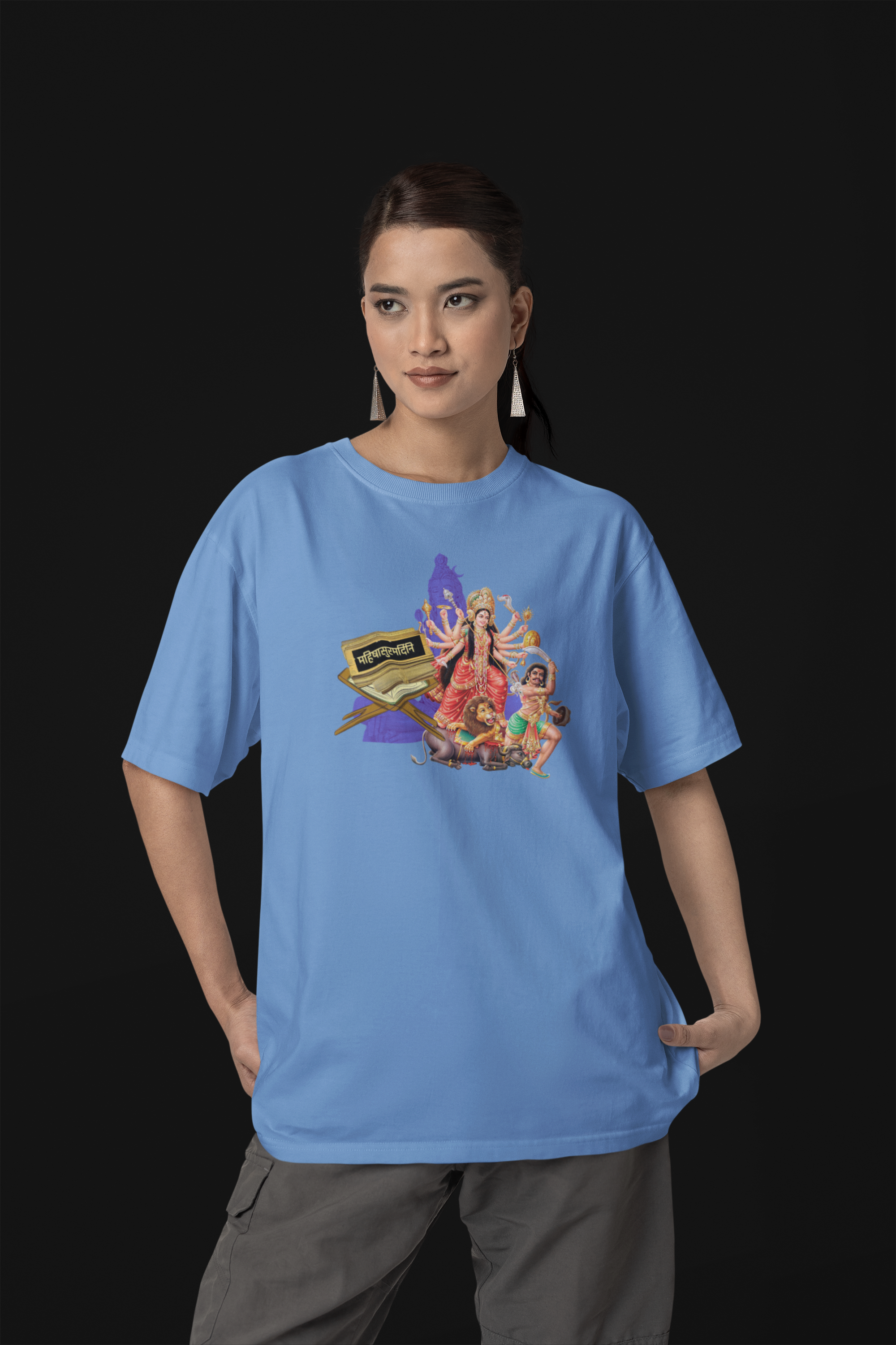 Mahishasura Mardini Sanskrit  T-Shirt