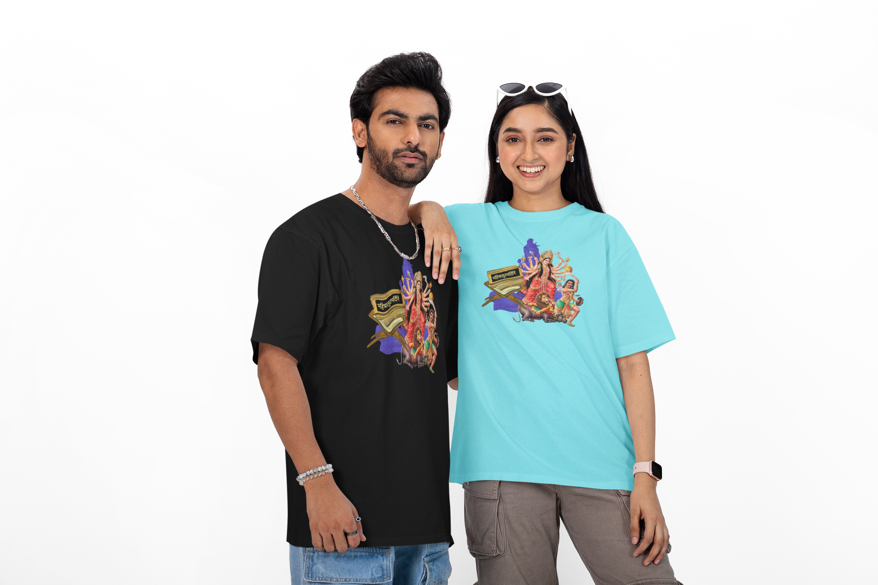 Mahishasura Mardini Sanskrit  T-Shirt