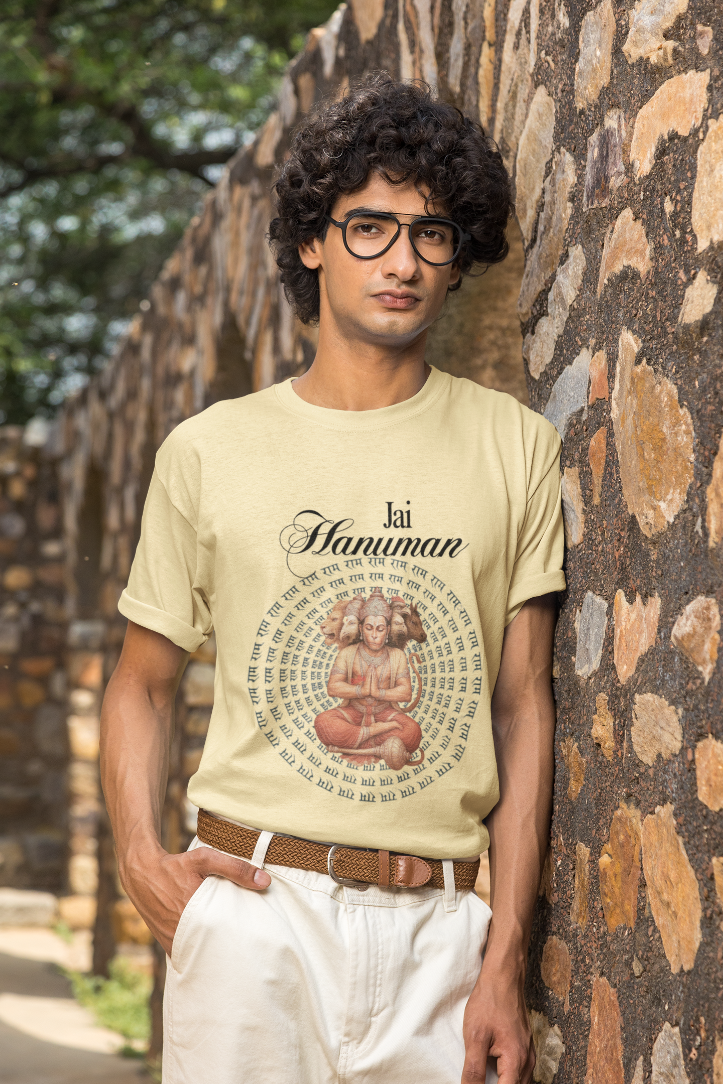 Hindutva : Jai Hanuman English T-Shirt