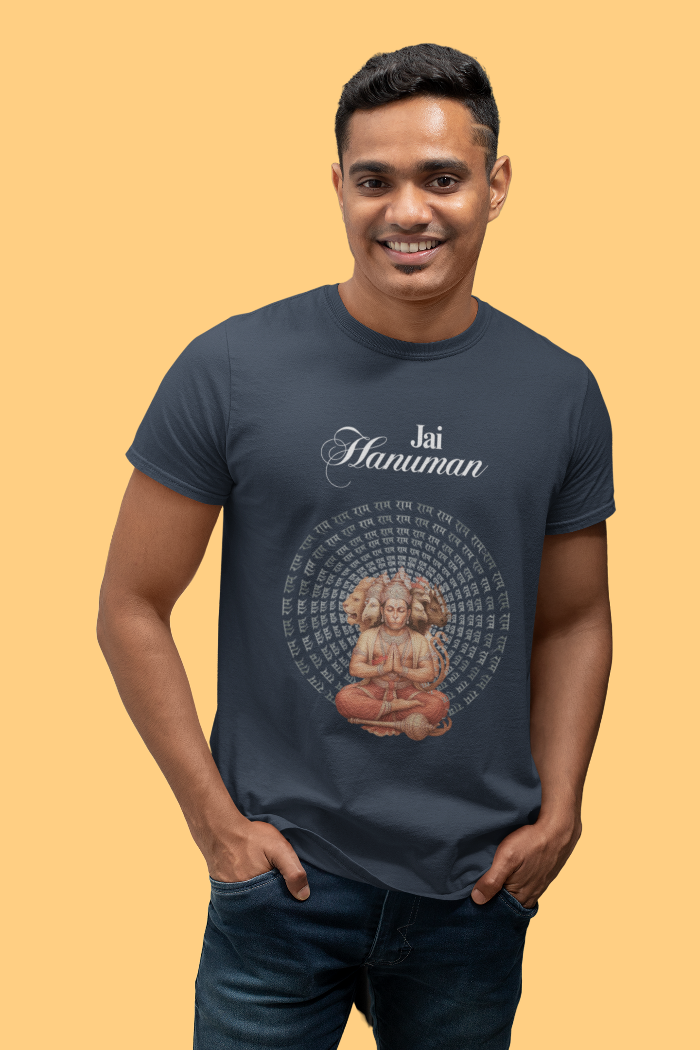 Hindutva : Jai Hanuman English T-Shirt