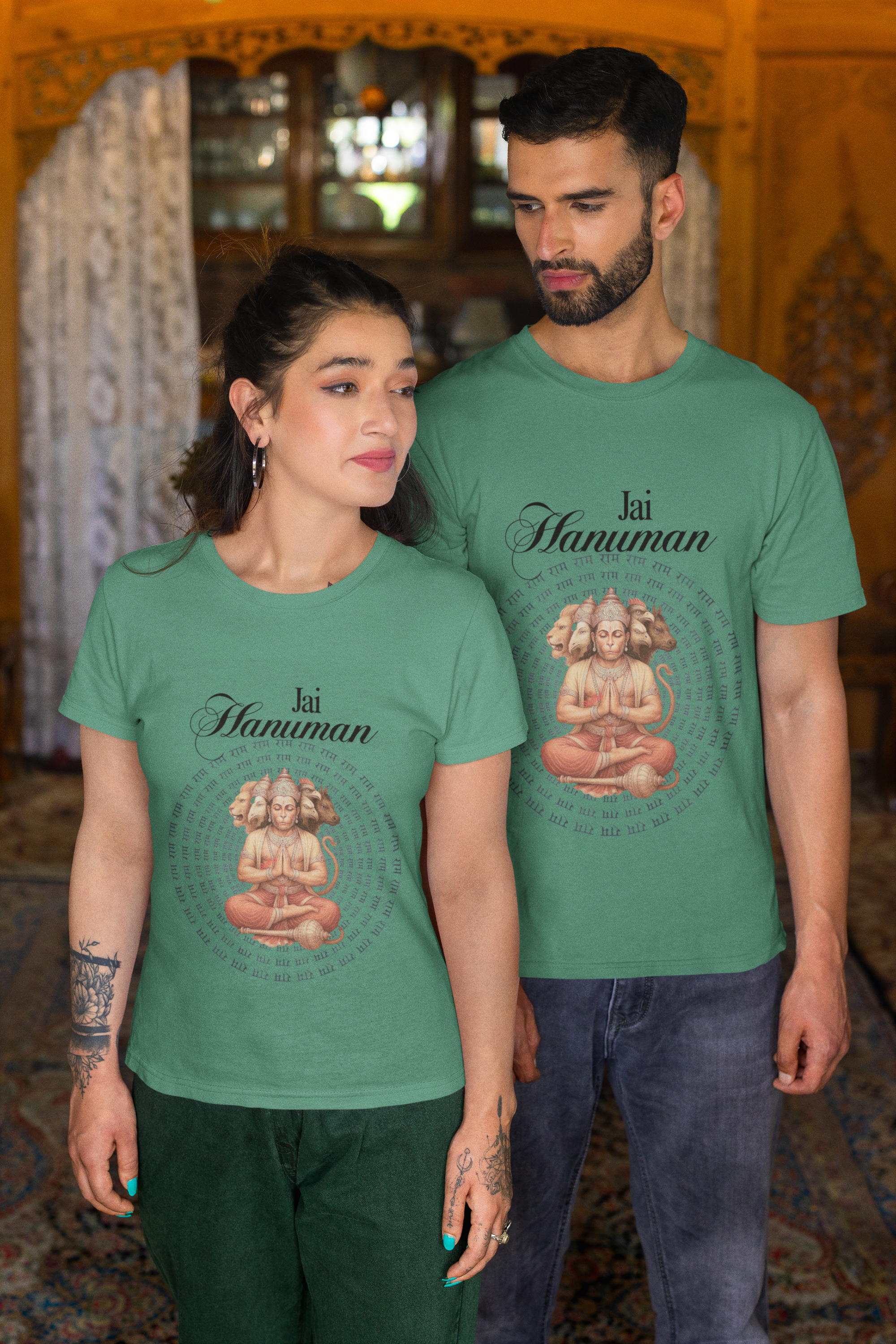Hindutva : Jai Hanuman English T-Shirt