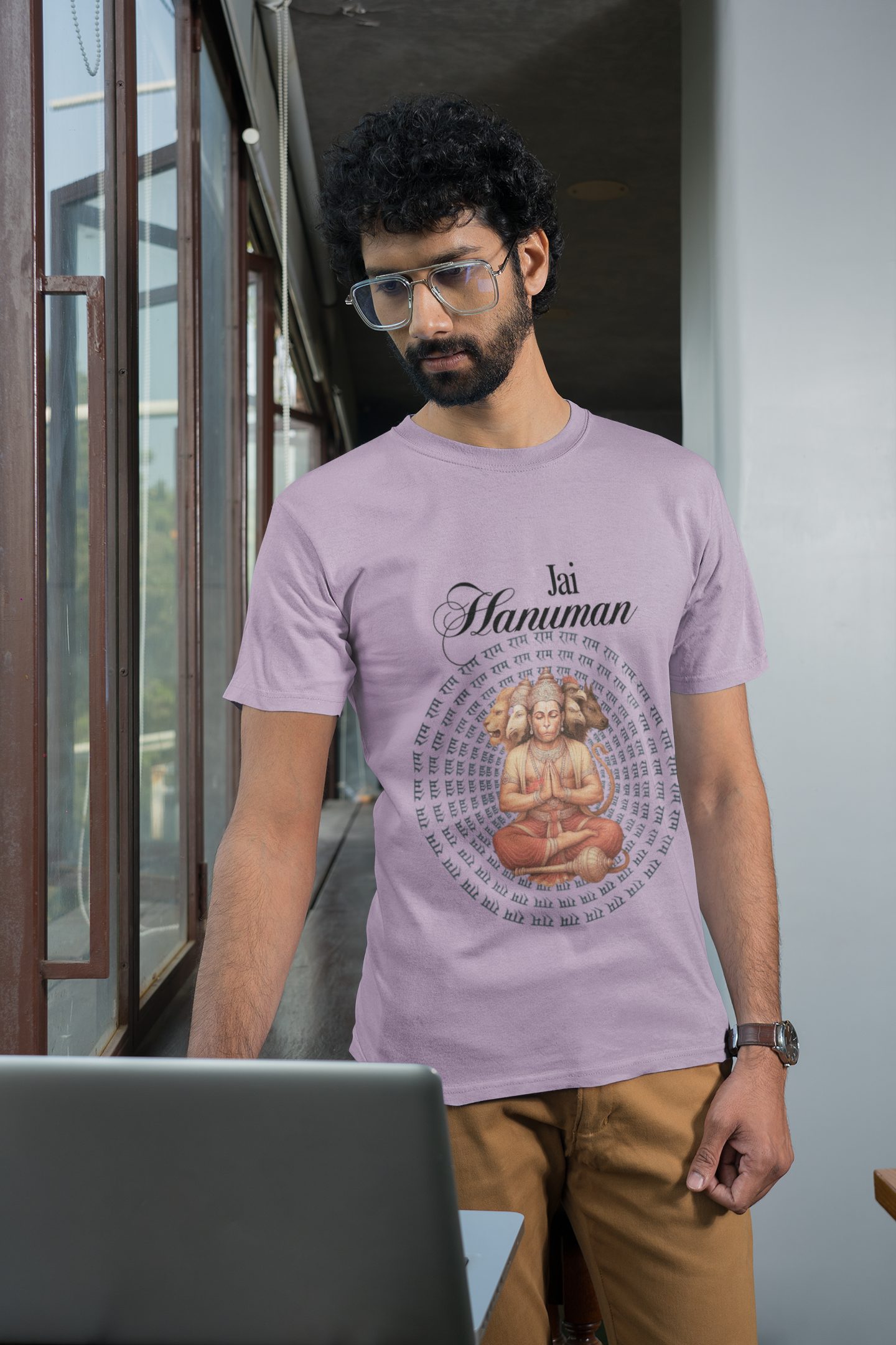 Hindutva : Jai Hanuman English T-Shirt