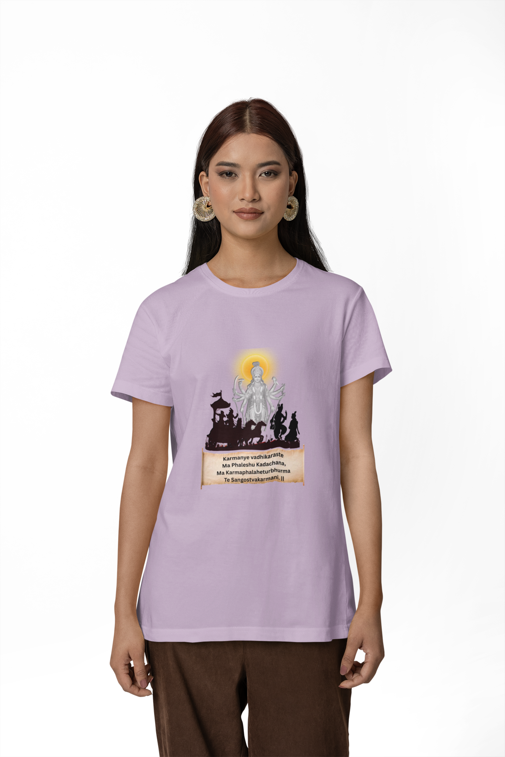 Hindutva : Bhagavad Gita Strand in English T-Shirt