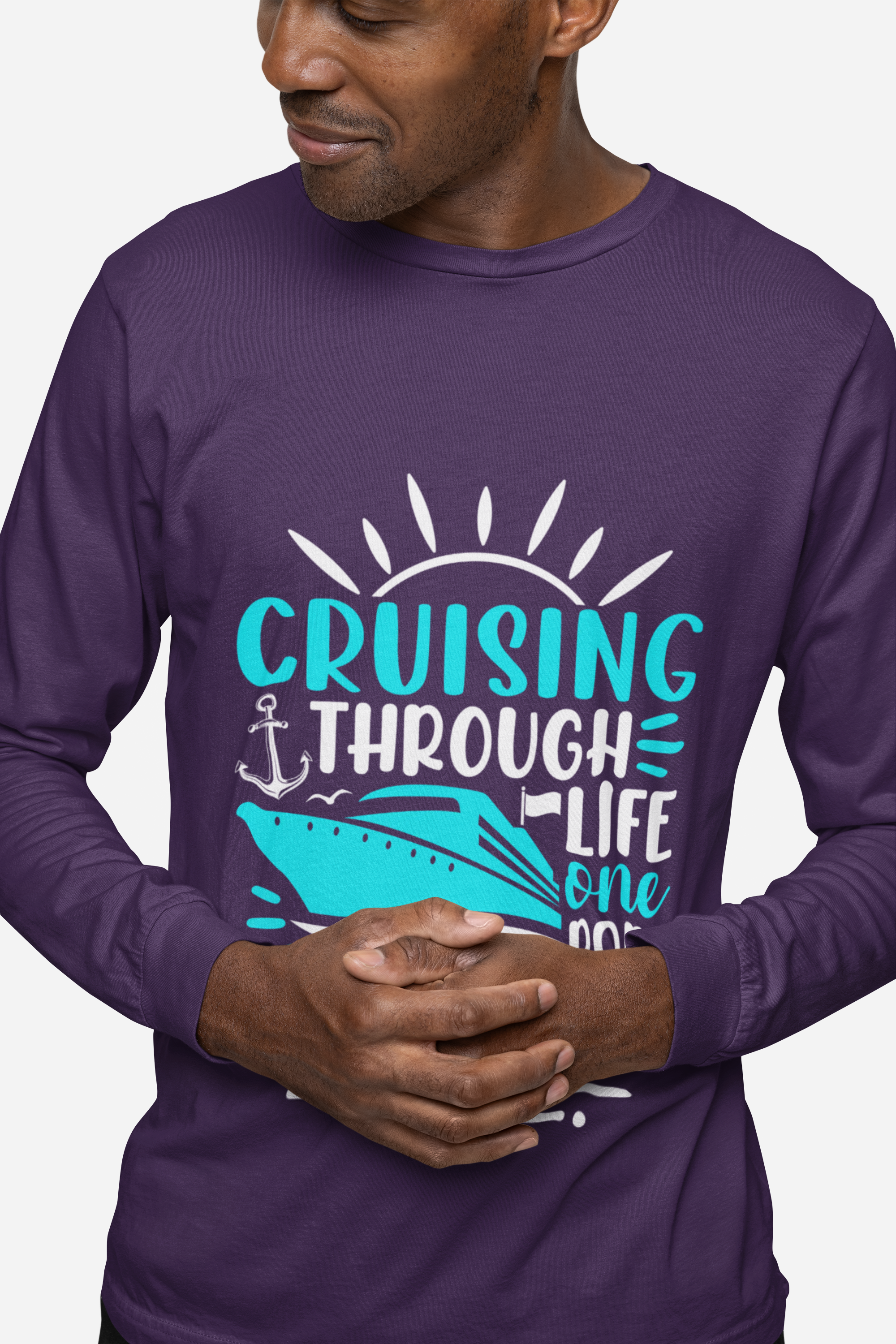 Cruising Through Life Long Sleeve Tee