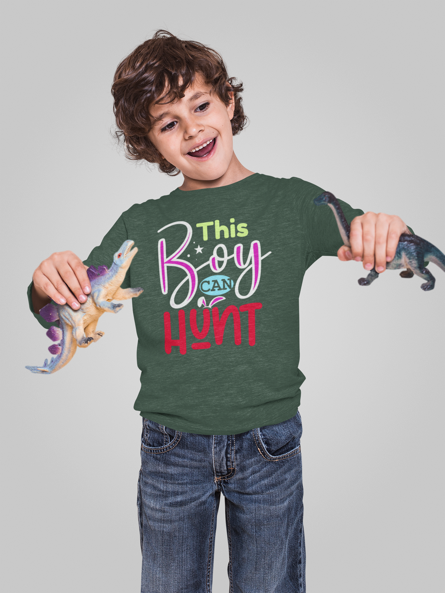 This Boy Can Hunt Long Sleeve Tee
