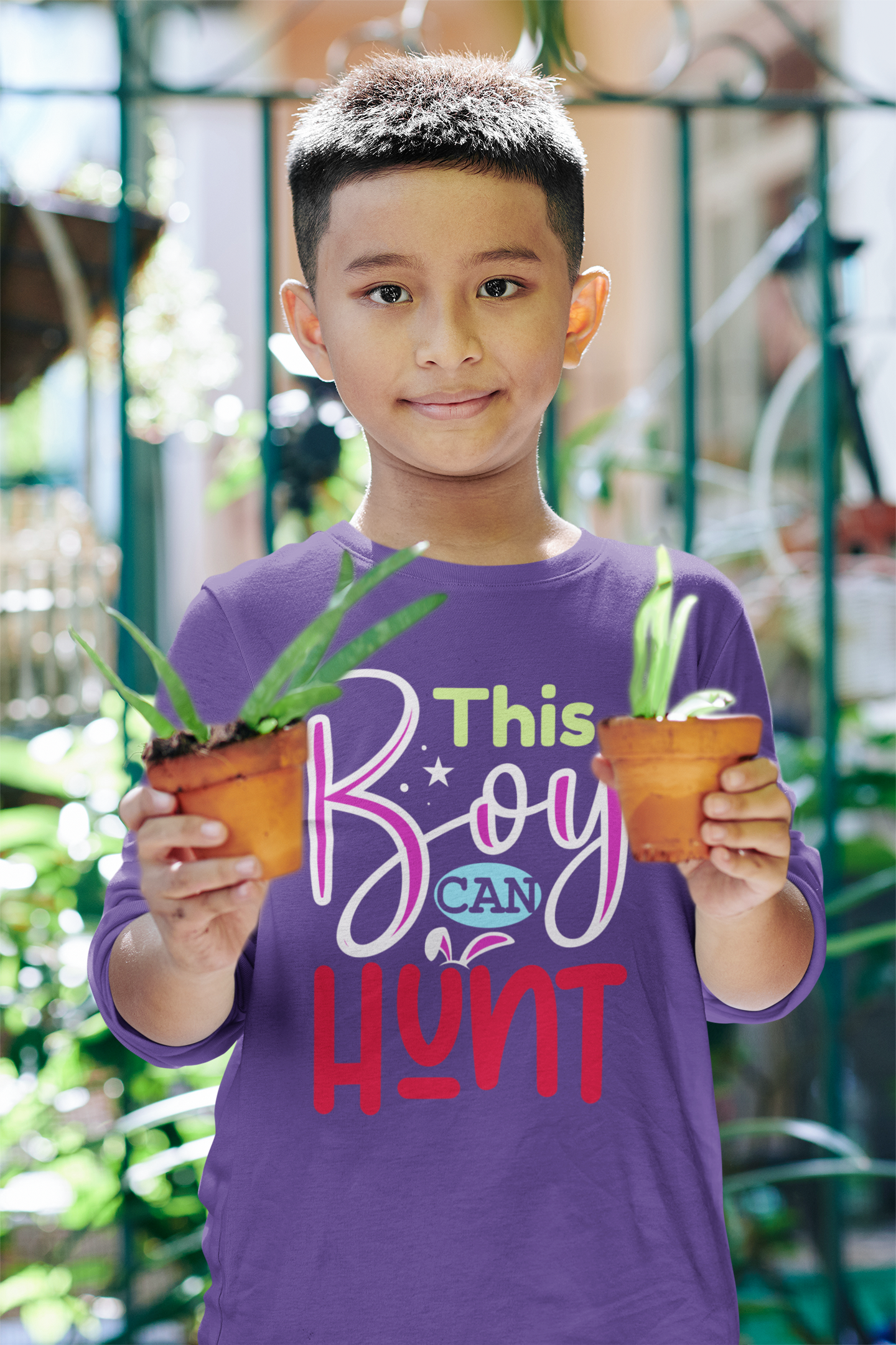 This Boy Can Hunt Long Sleeve Tee