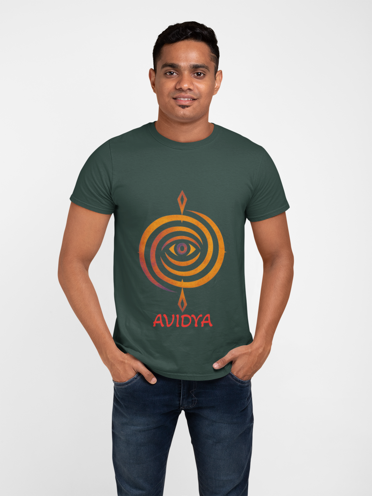 Avidya T‑Shirt — Spiritual Symbol Graphic Tee