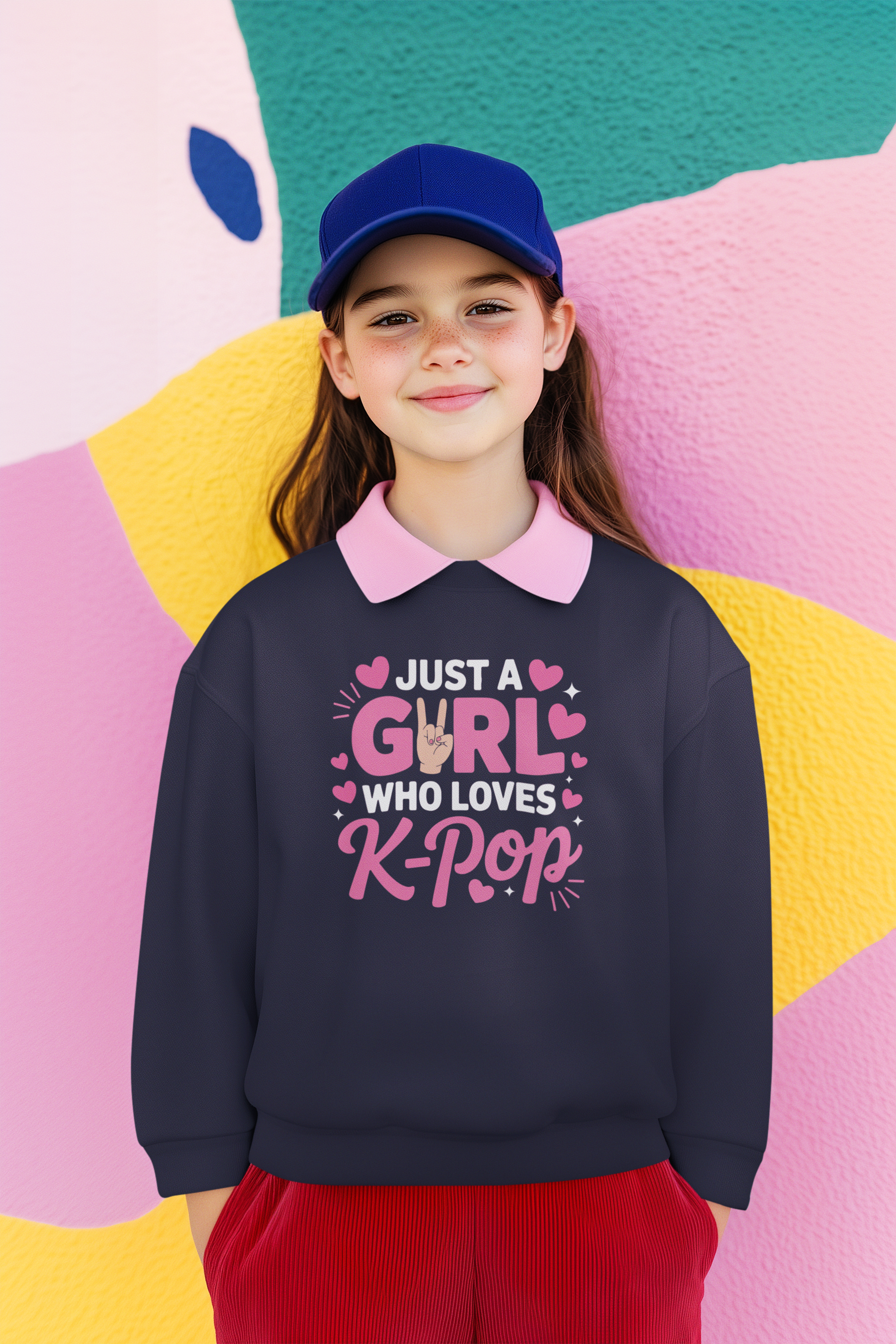 Loves K-Pop Girl Sweatshirt