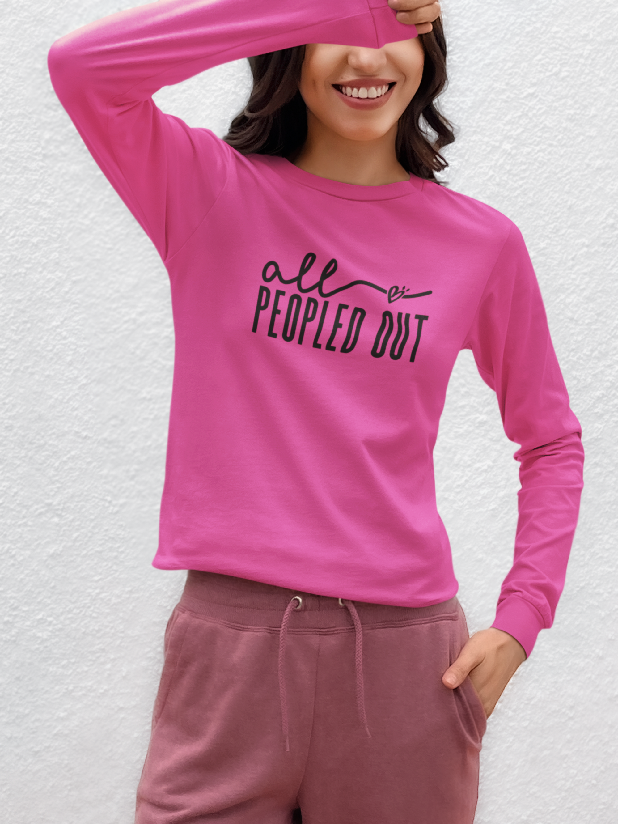 All Peopled Out Crewneck Sweatshirt