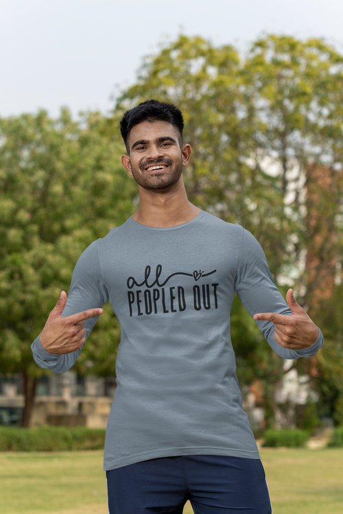 All Peopled Out Crewneck Sweatshirt