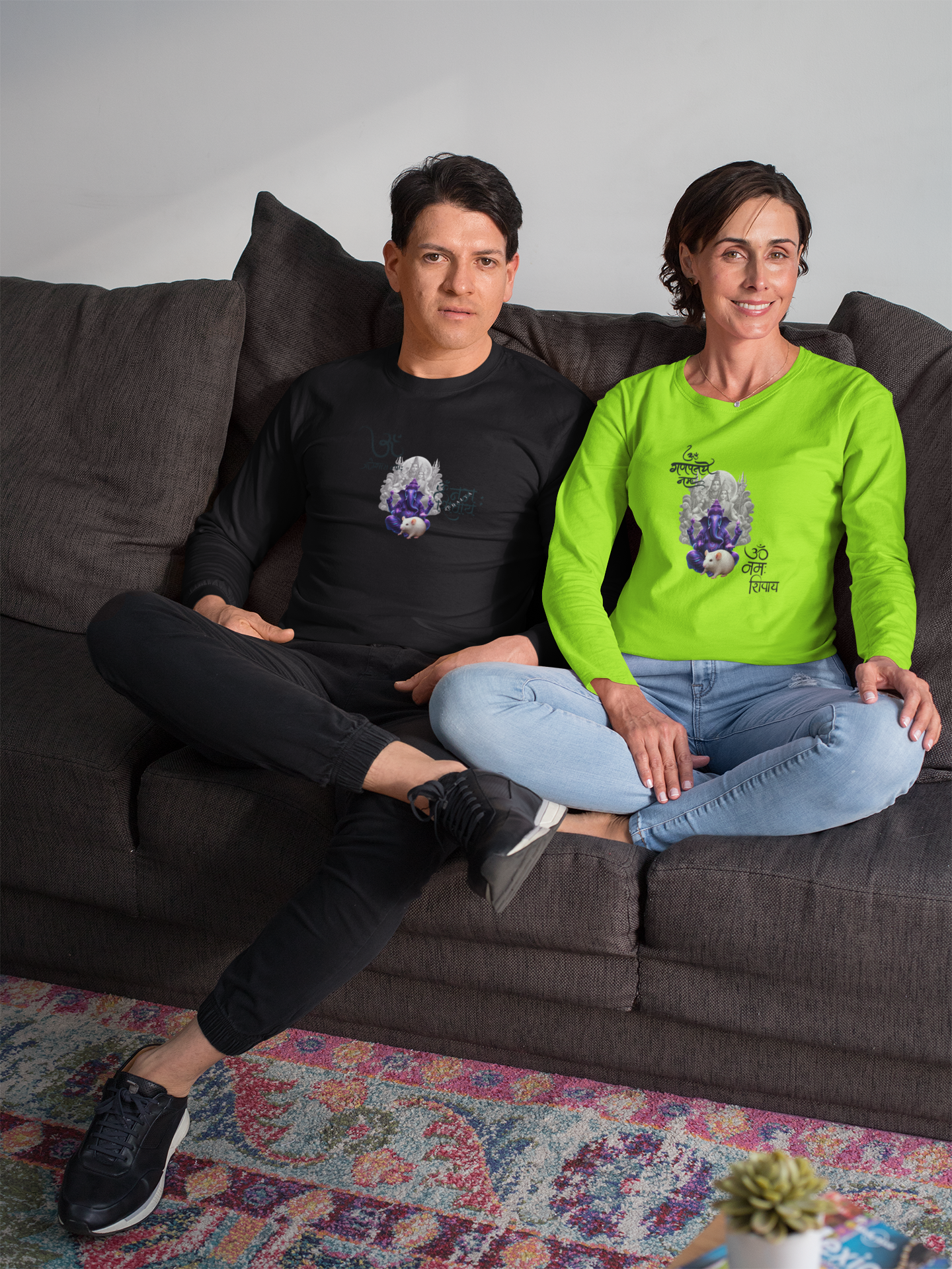 Sri Ganesha Long Sleeve Tee