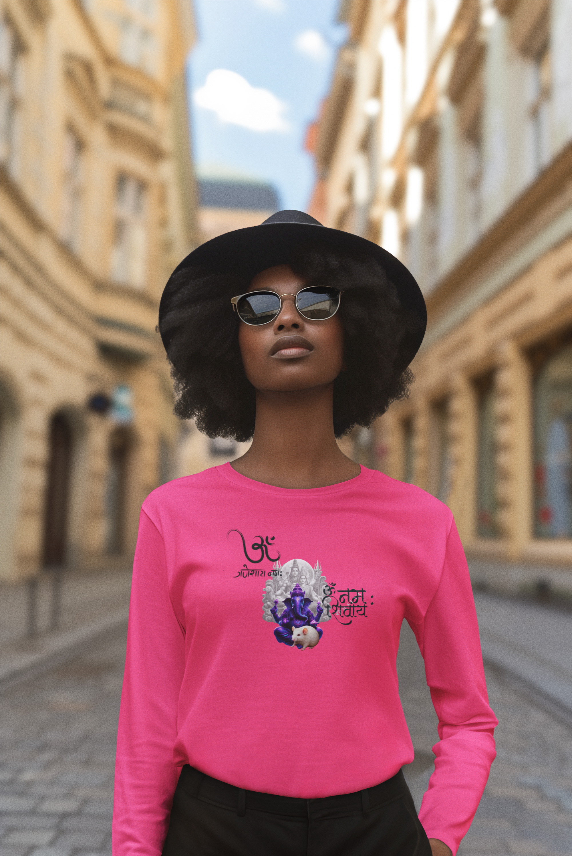 Sri Ganesha Long Sleeve Tee