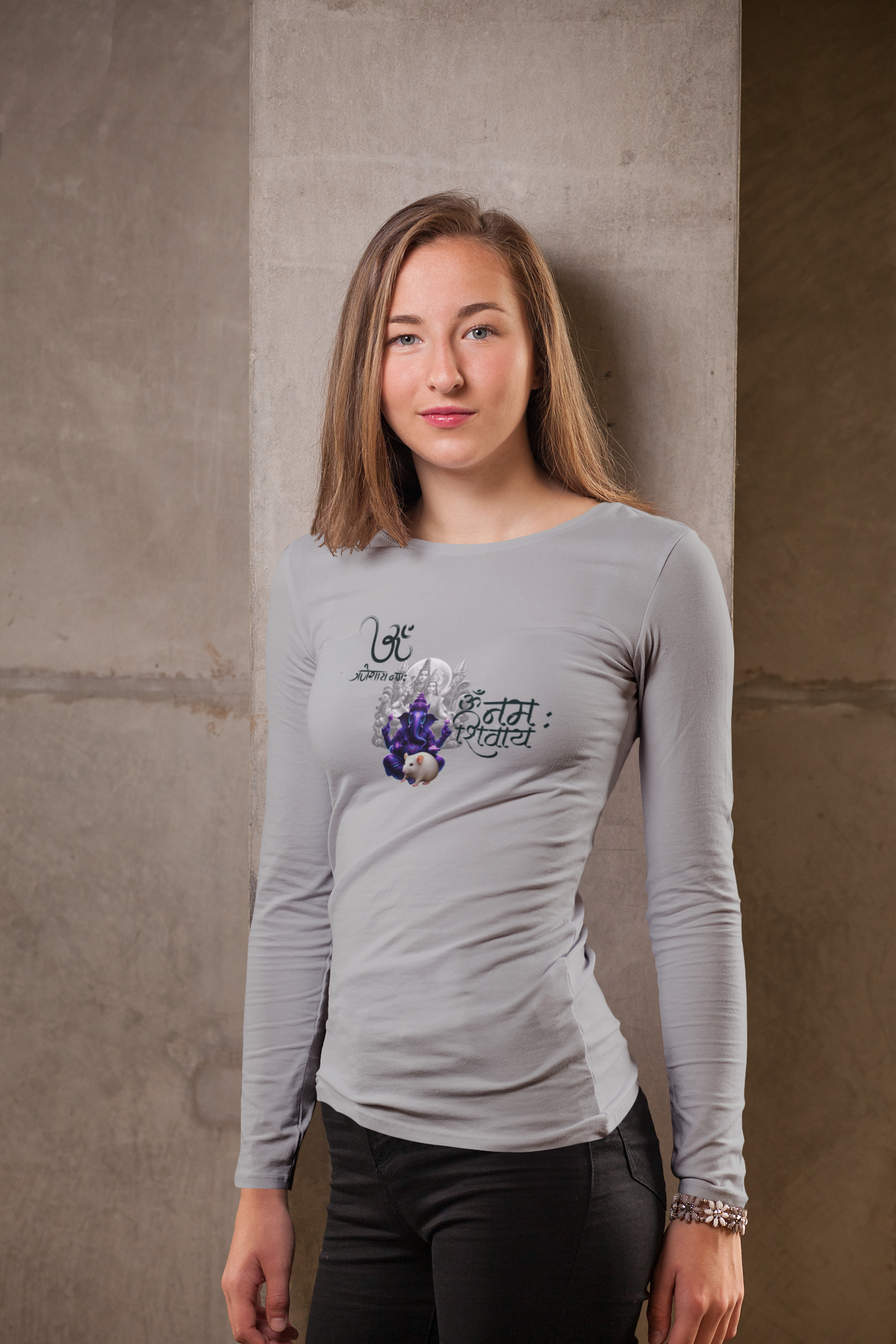 Sri Ganesha Long Sleeve Tee