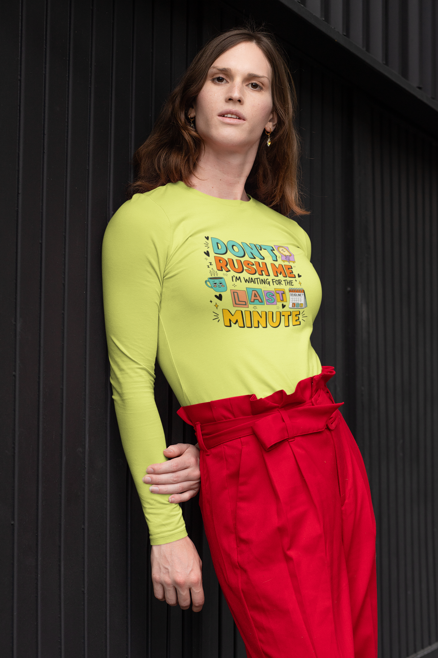 Last Minute Vibes Long Sleeve Tee