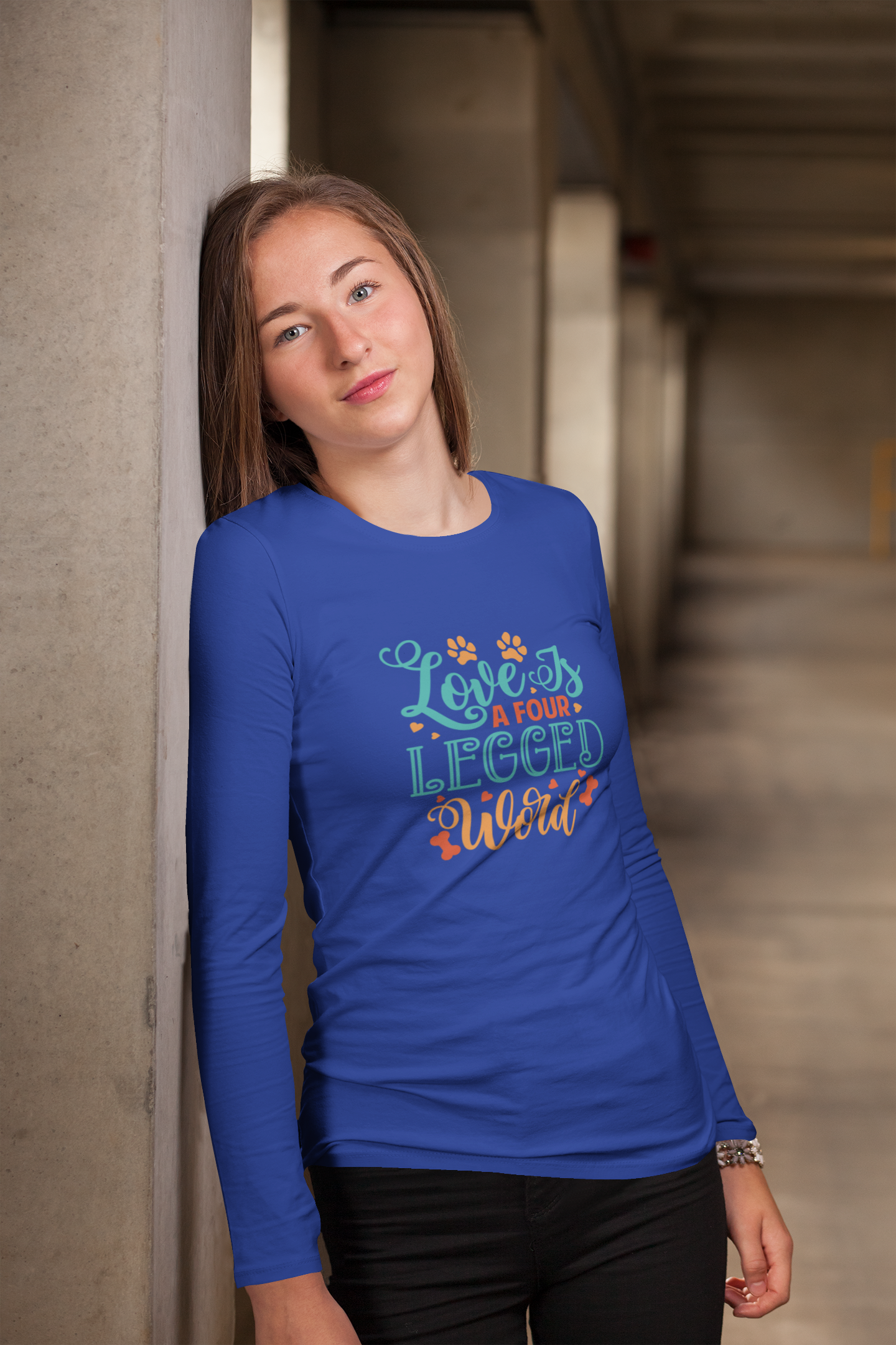 Love Is A Four-Legged World Long Sleeve Tee