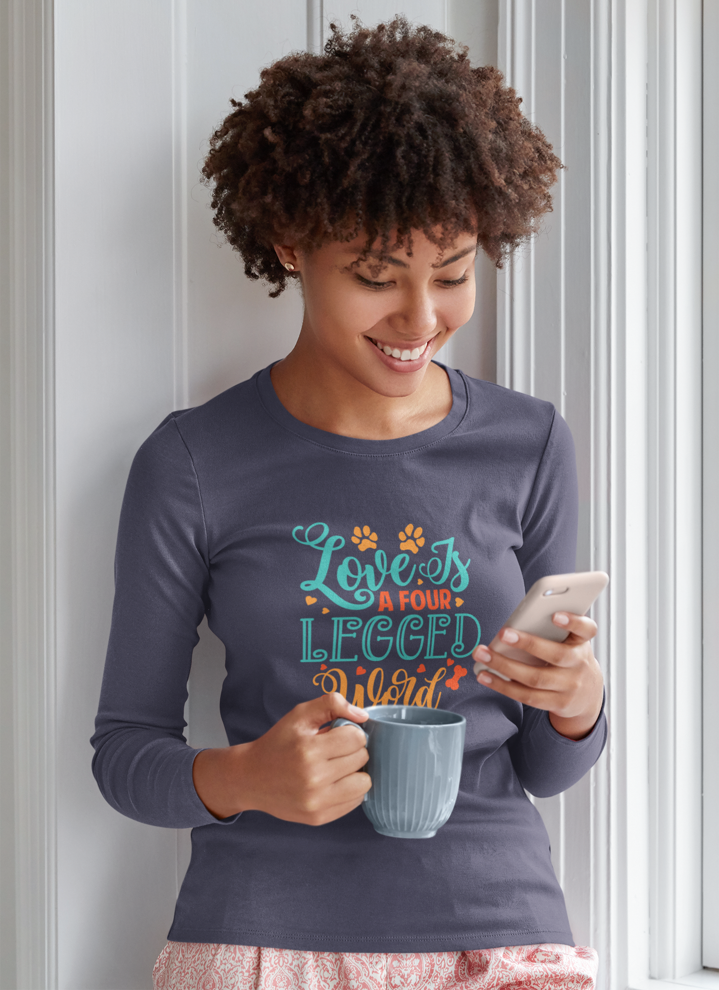 Love Is A Four-Legged World Long Sleeve Tee