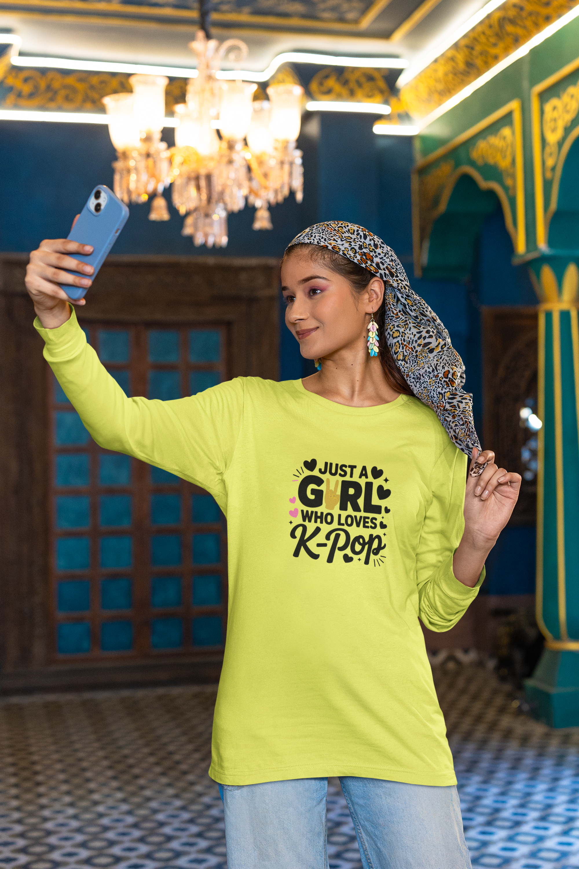 Just A Girl Who Loves K-Pop Long Sleeve Tee