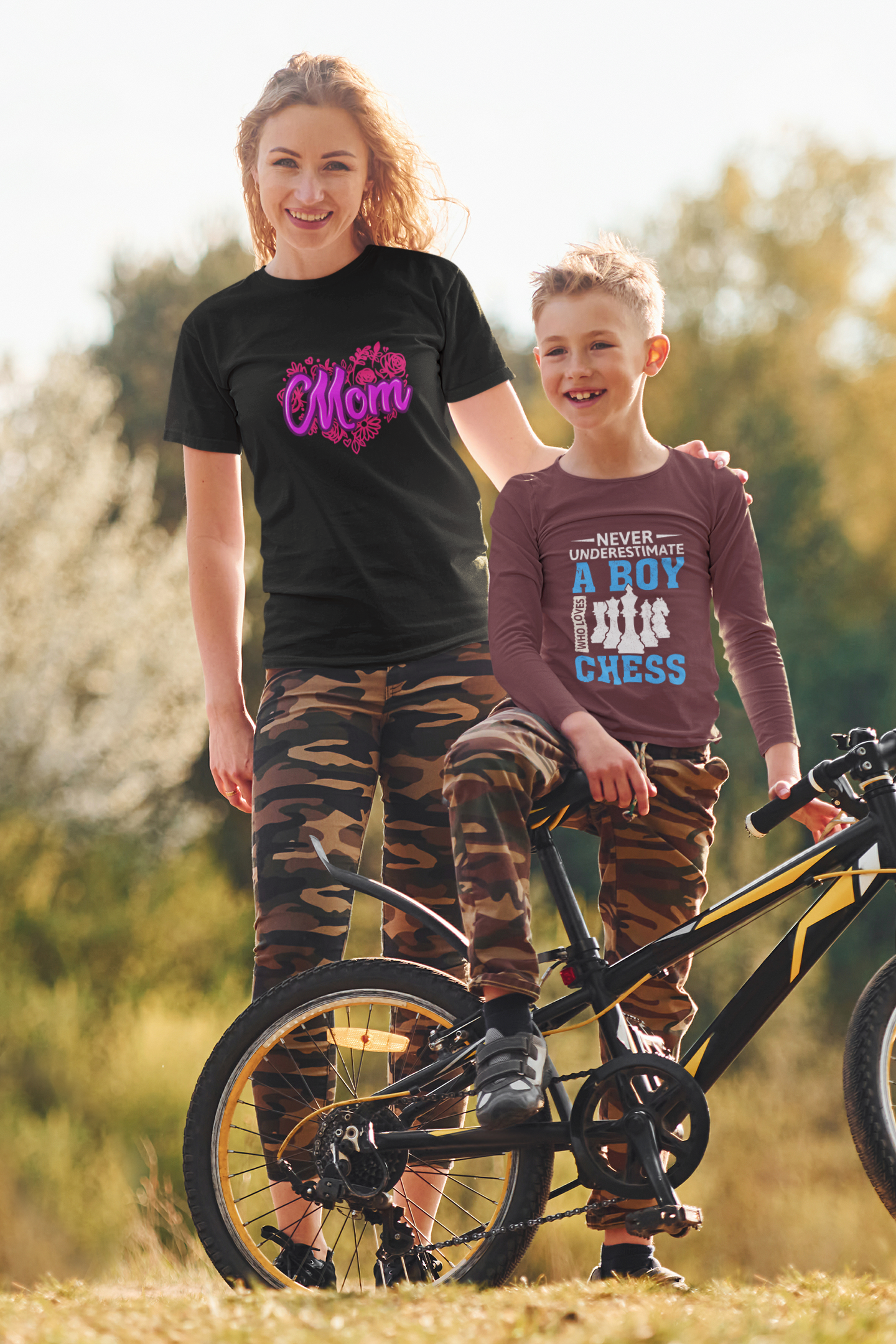 Boy Who Loves Chess Long Sleeve Tee