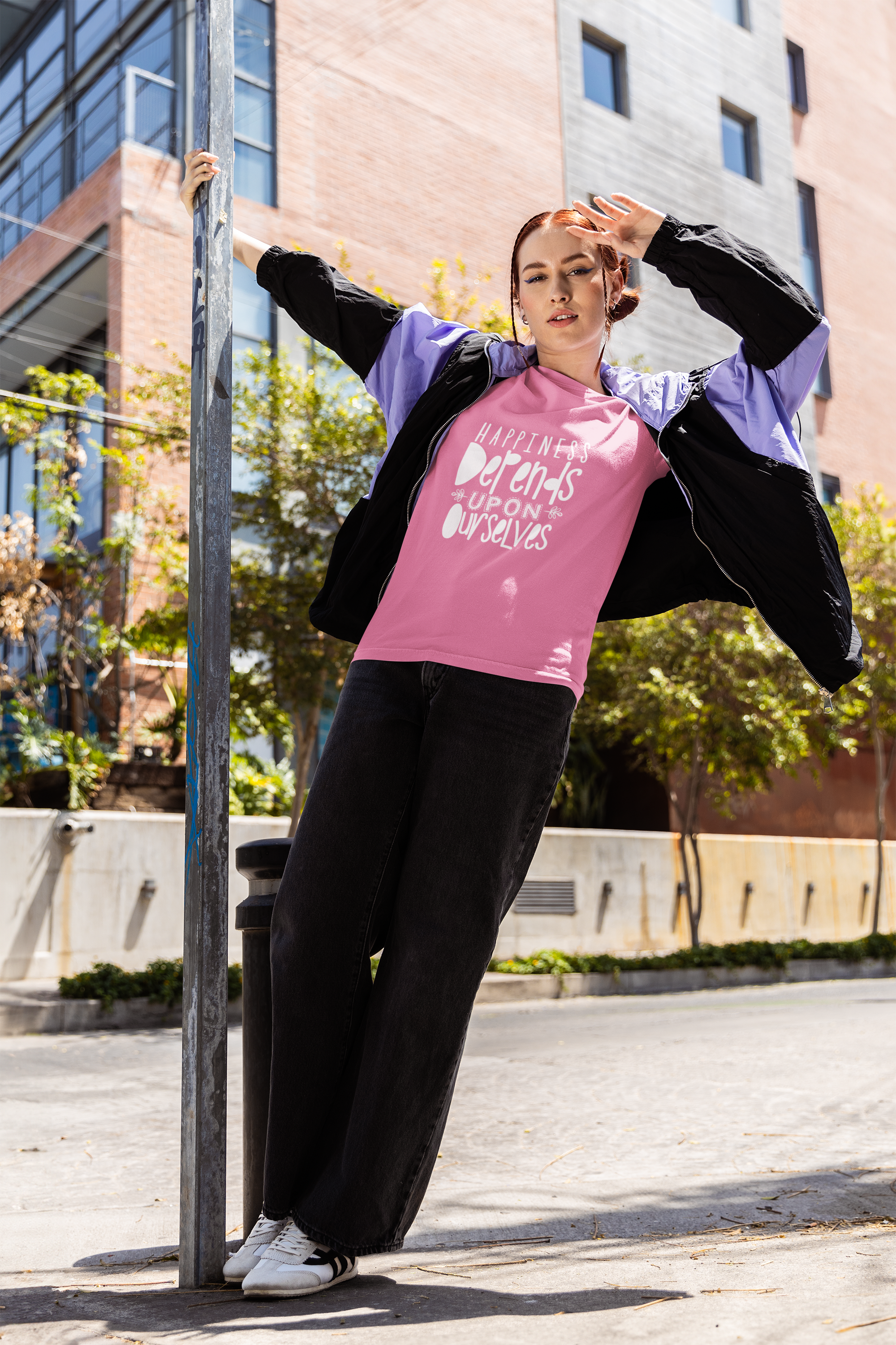 Happiness Depends Upon Ourselves T-Shirt