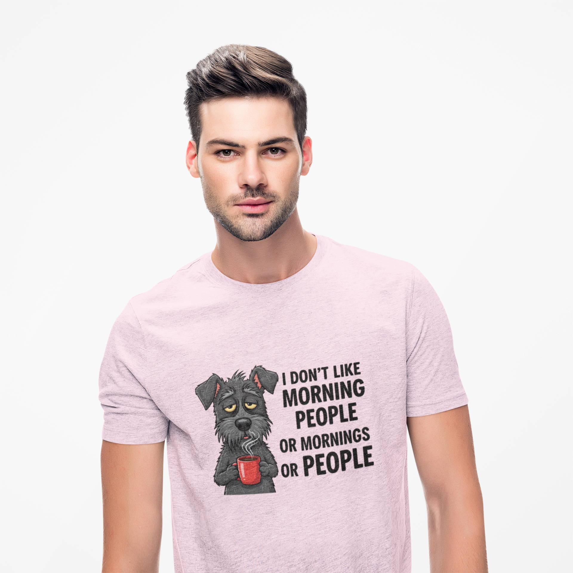 I Don't Like Morning People Unisex Heavy Cotton Tee