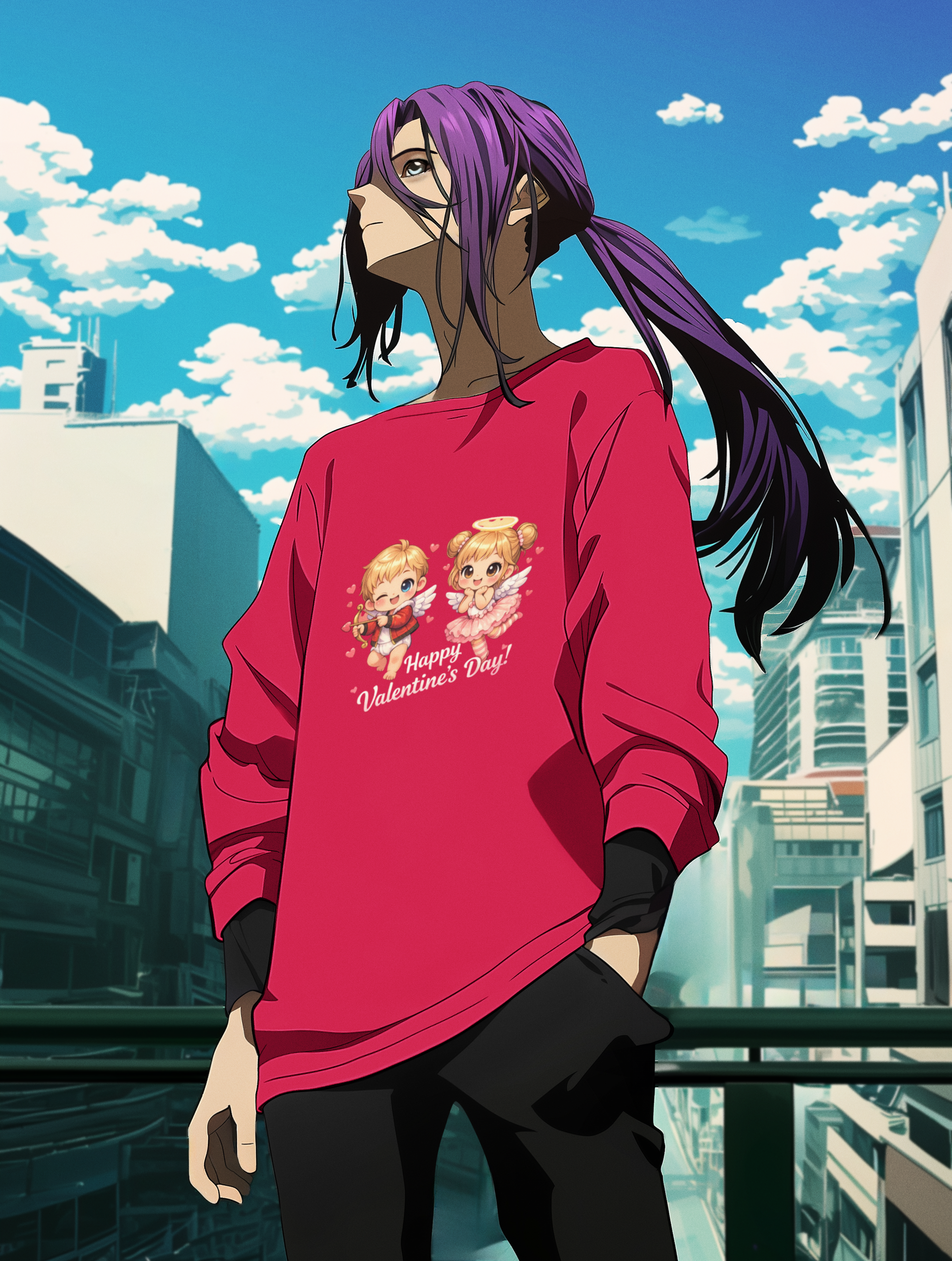 Cute & Chibby Valentine Long Sleeve Tee