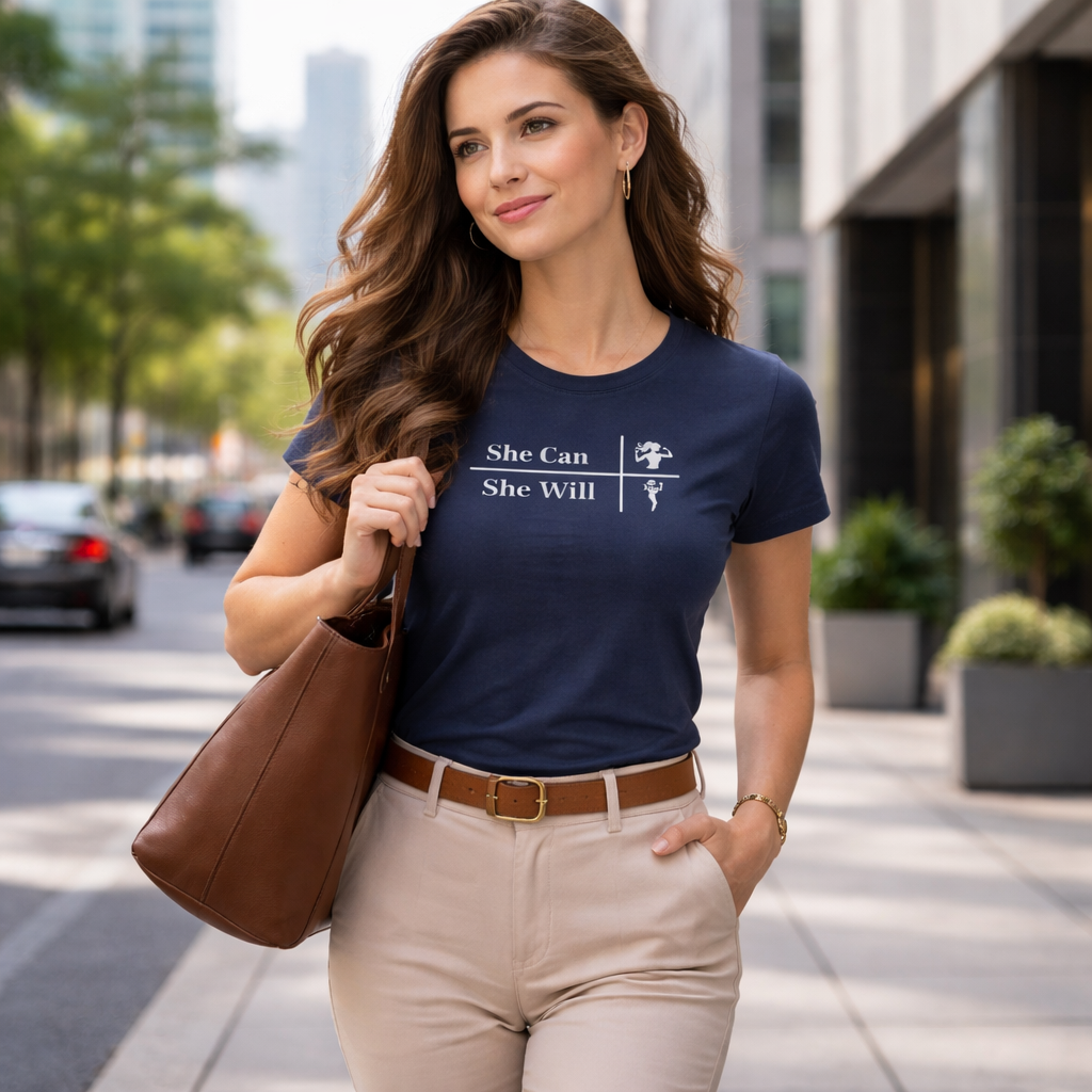 She Can She Will Tee