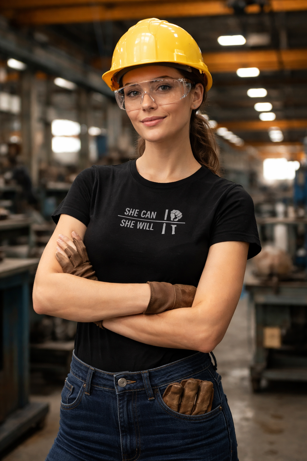 She Can She Will Tee