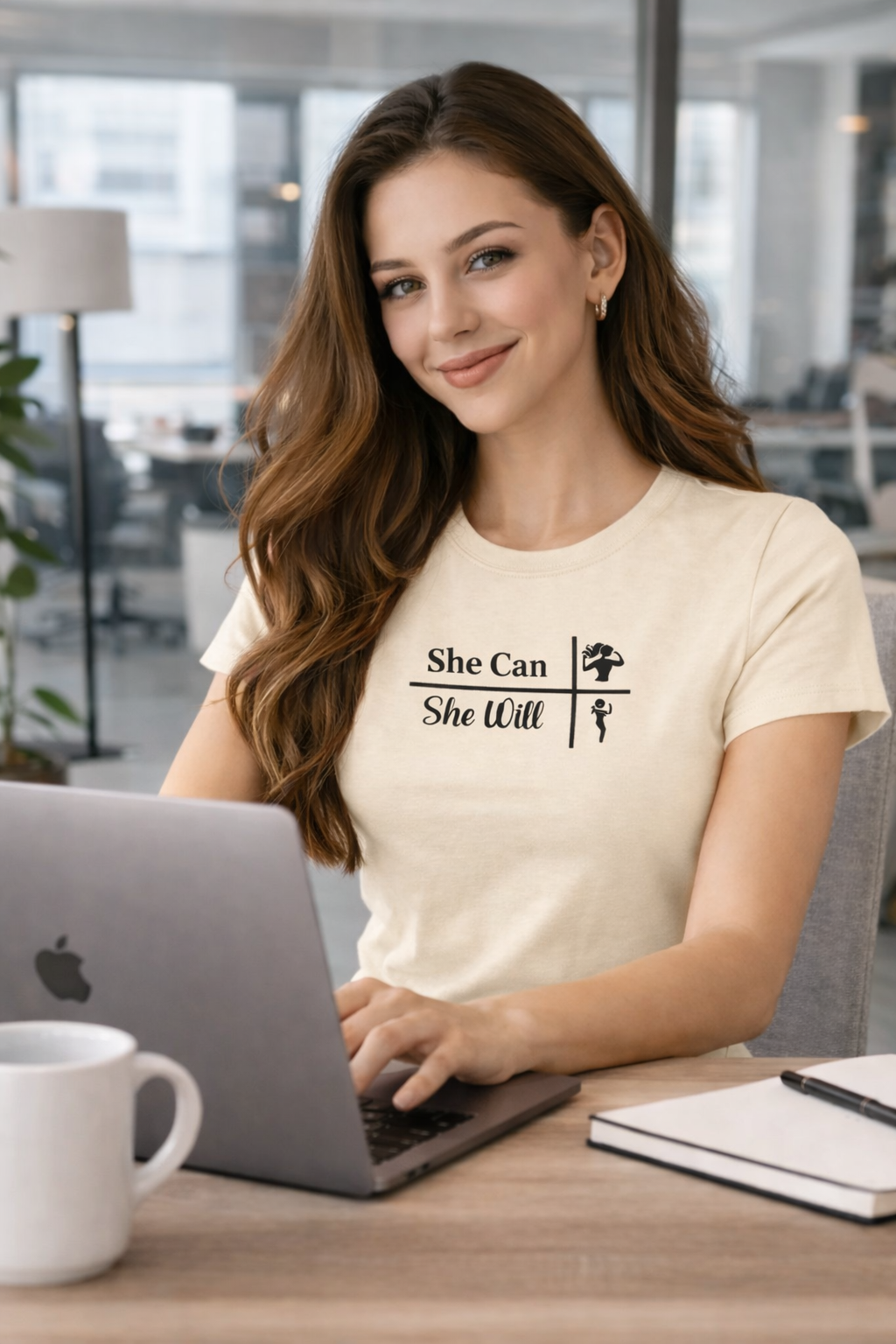 She Can She Will Tee