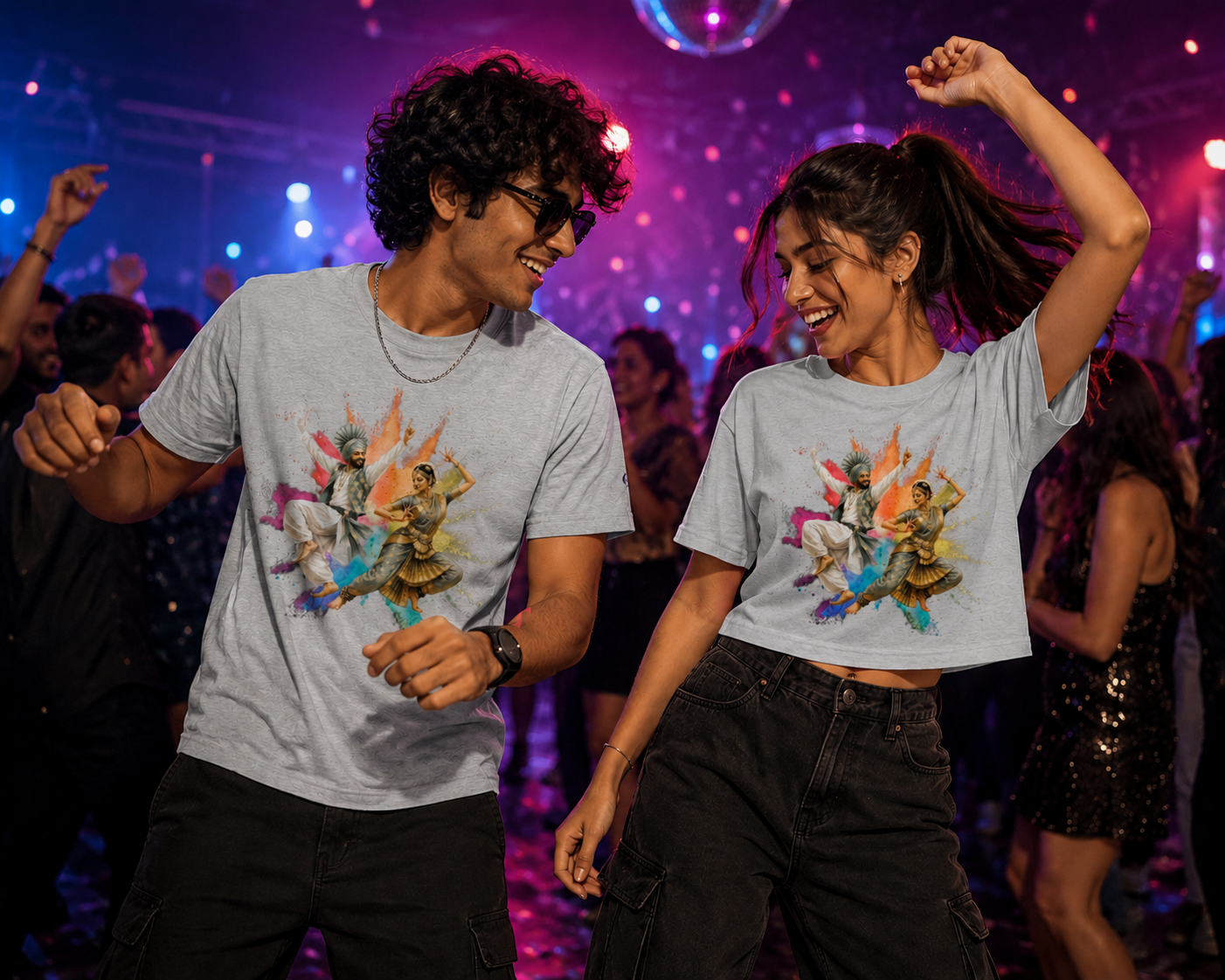Bhangra Fuse Crop Tee