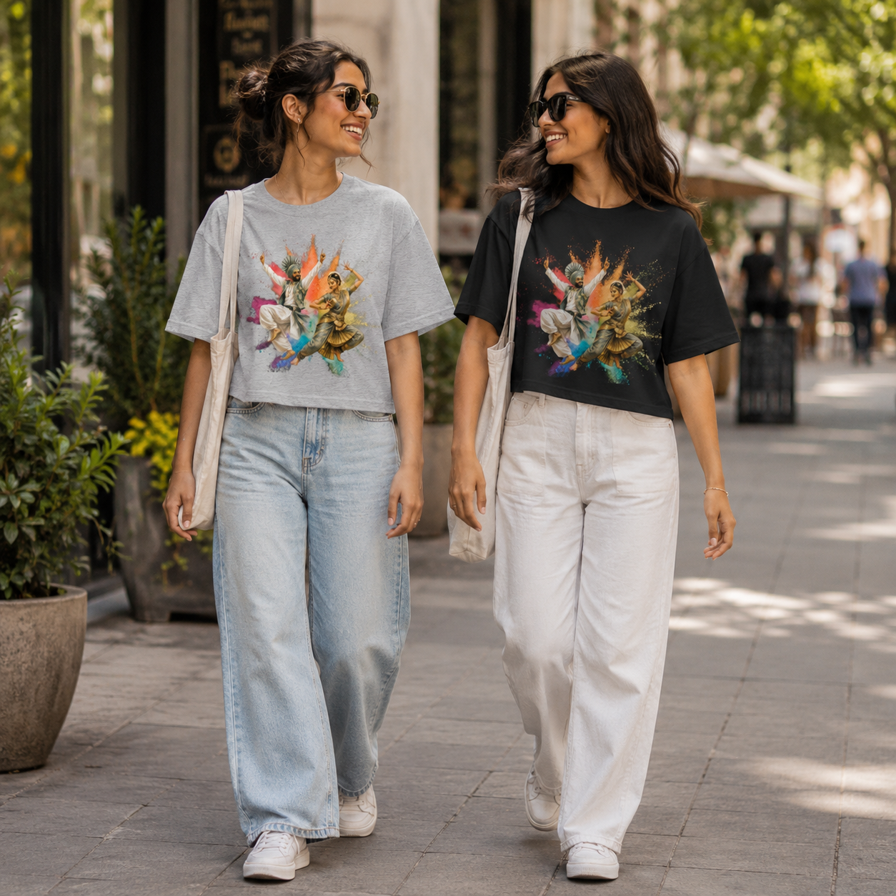 Bhangra Fuse Crop Tee