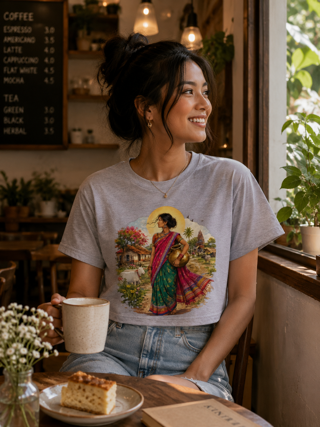 Village Belle Crop Tee