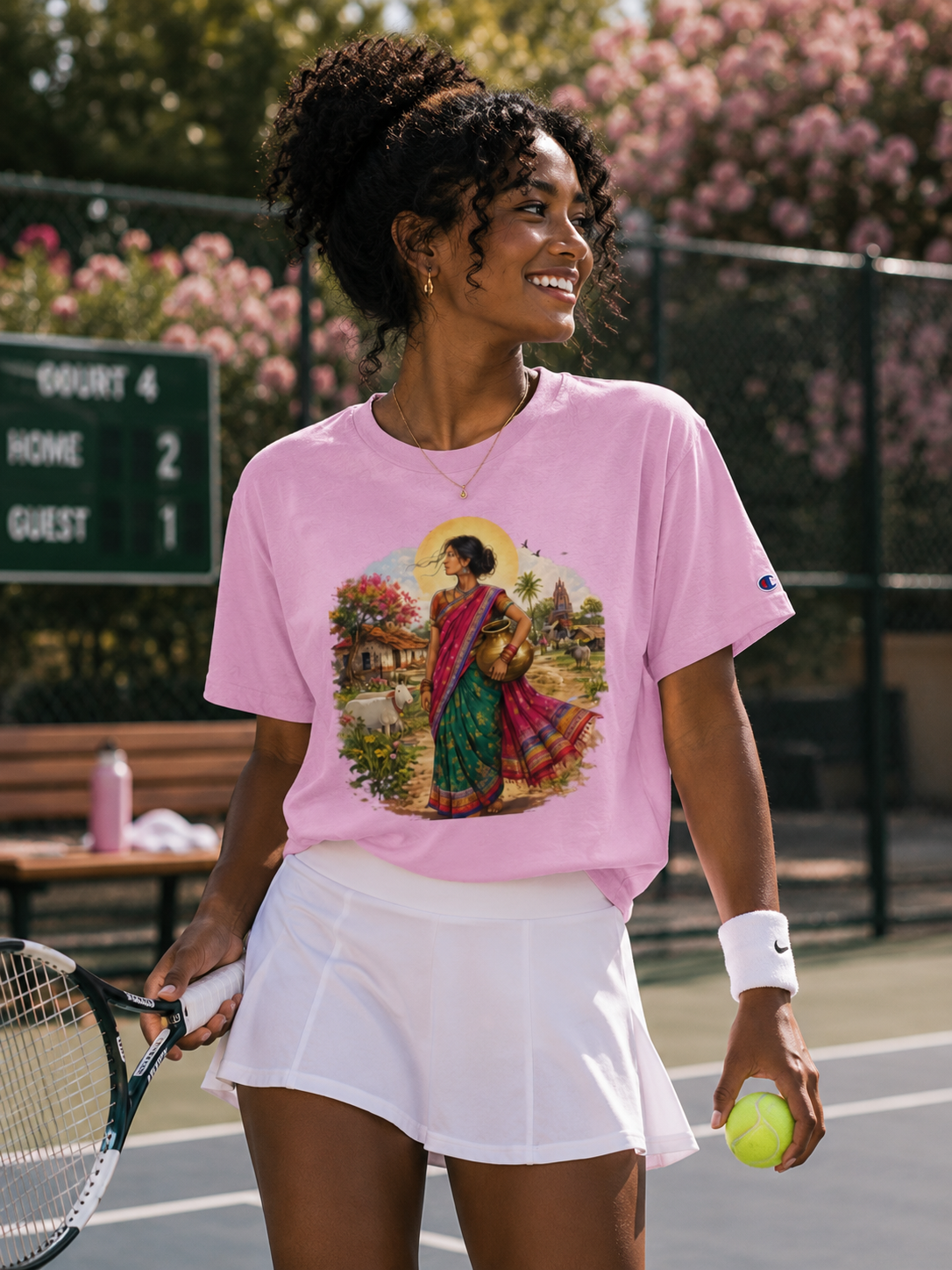 Village Belle Crop Tee