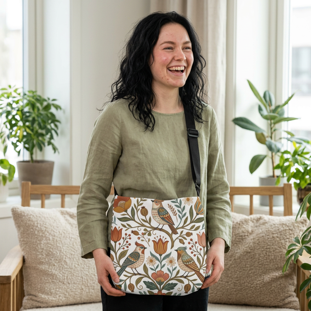 Bird & Bloom Shoulder Bag