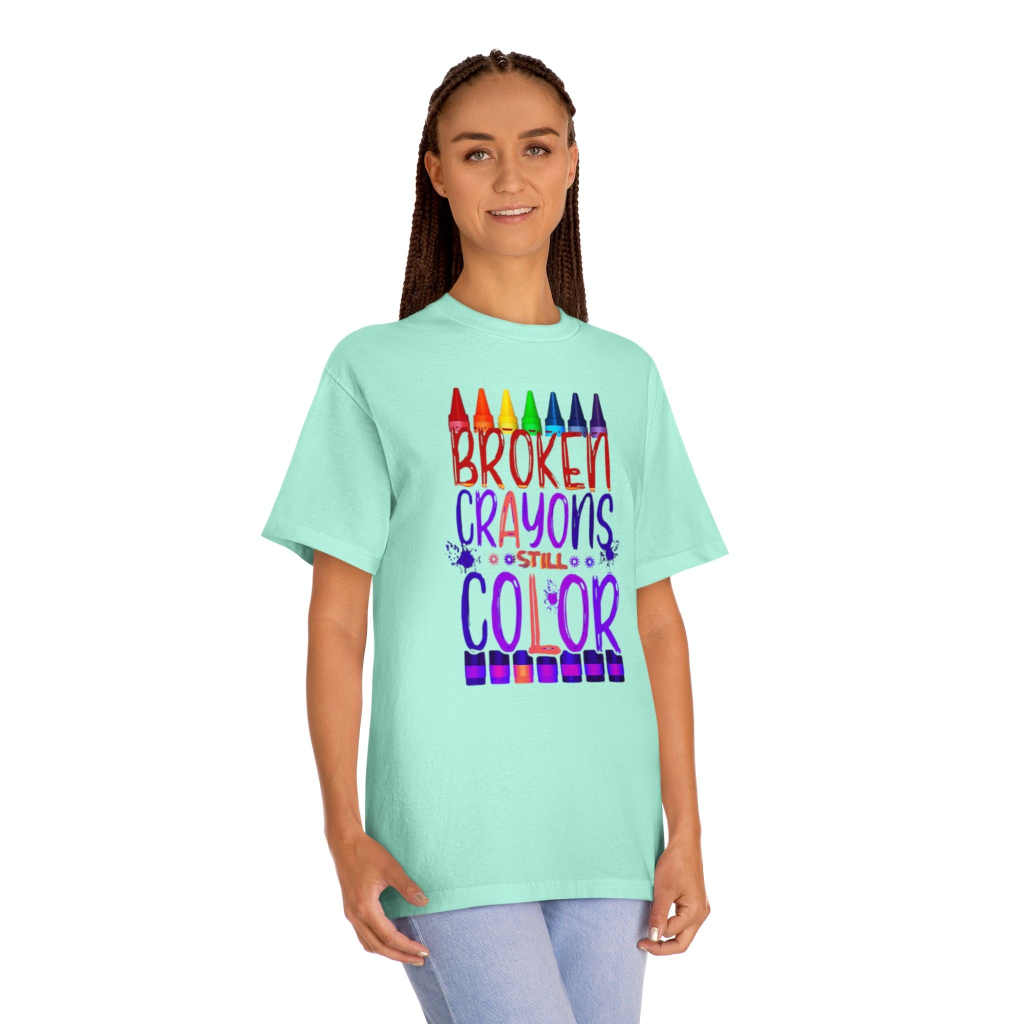 Broken Crayons Still Color T-Shirt