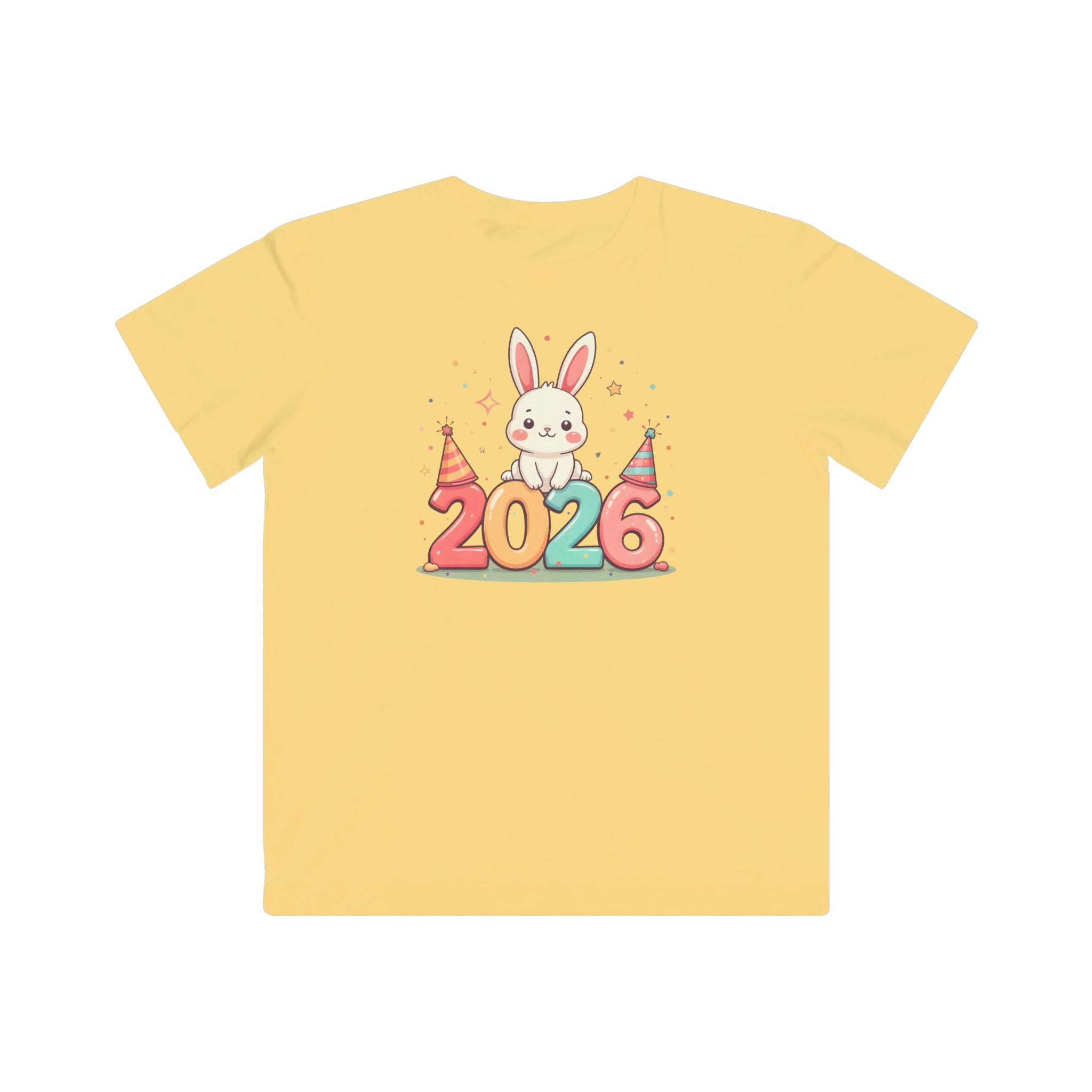 Kids Tee — 2026 Bunny New Year Party Shirt