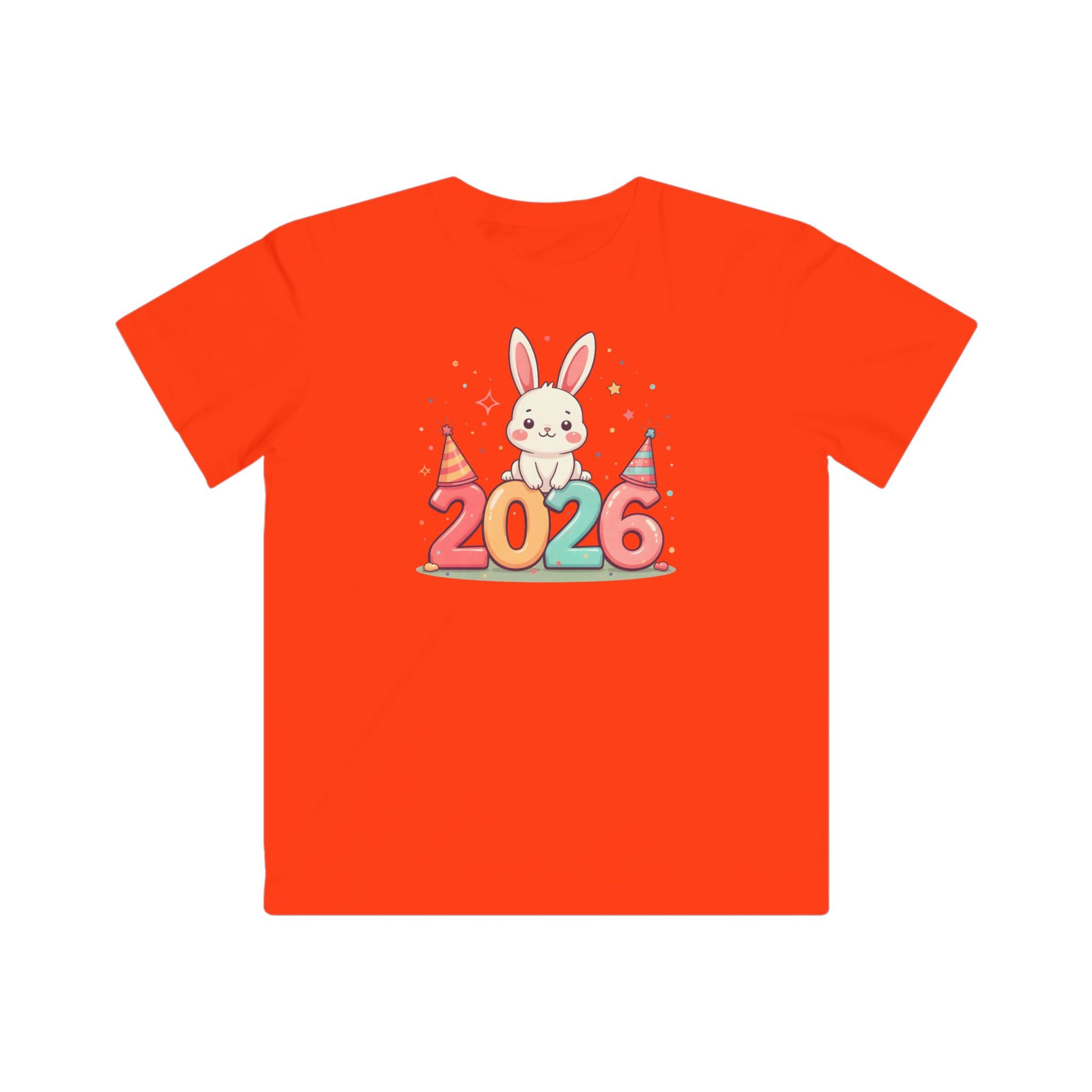 Kids Tee — 2026 Bunny New Year Party Shirt
