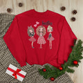 Girl Besties Valentine Crewneck Sweatshirt