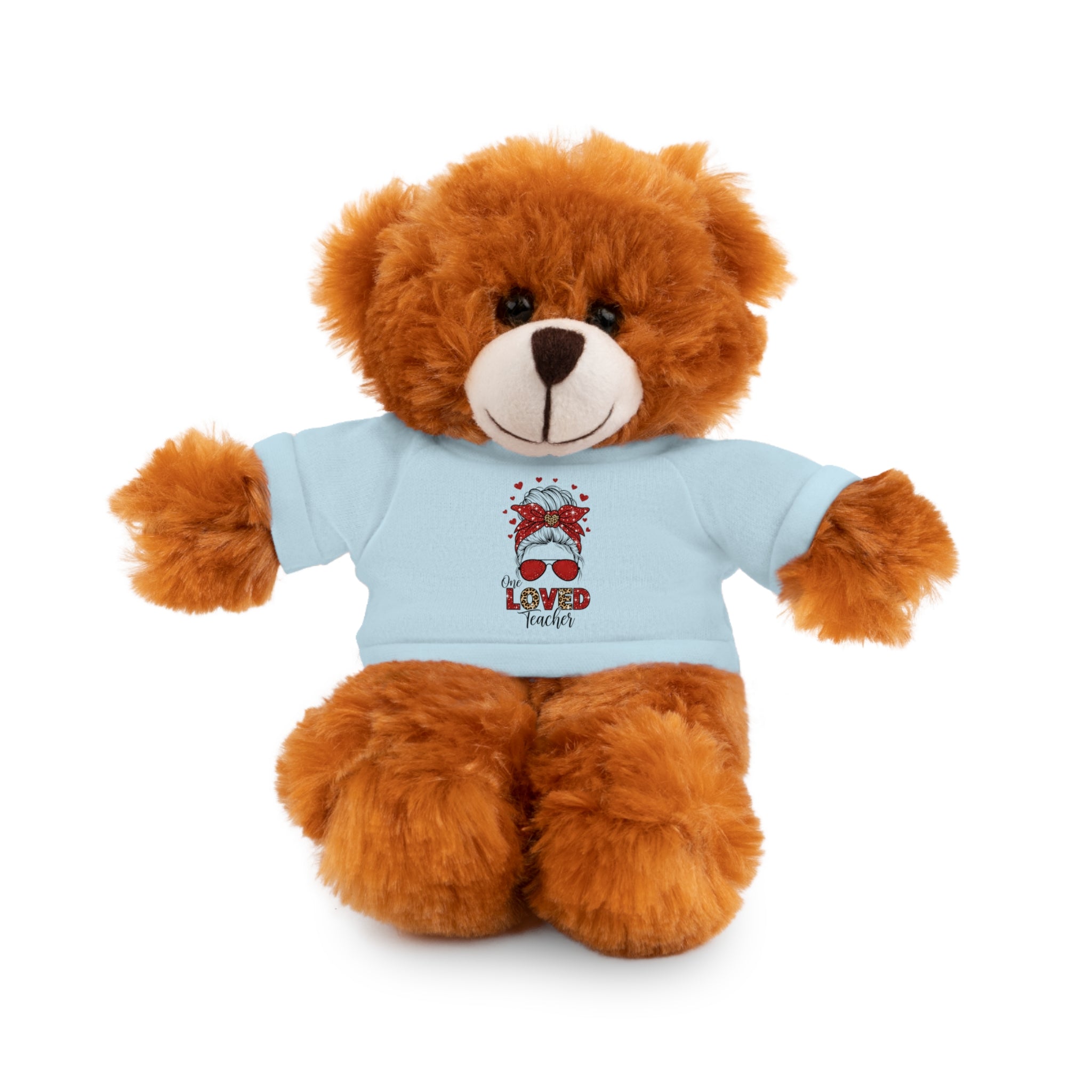 Green Teddy Bear with 'XOXO' Tee – Cute Stuffed Animal Gift