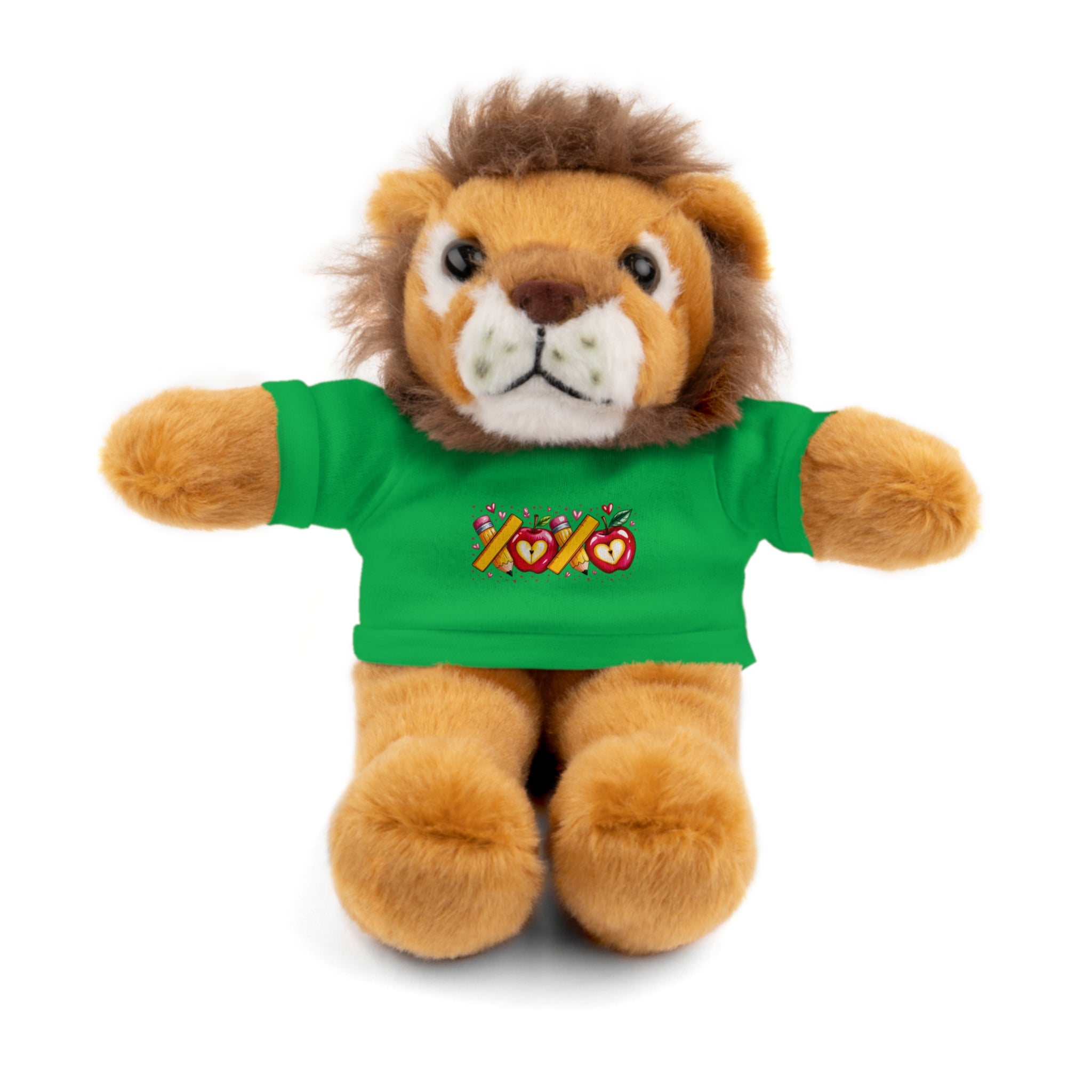 Green Teddy Bear with 'XOXO' Tee – Cute Stuffed Animal Gift
