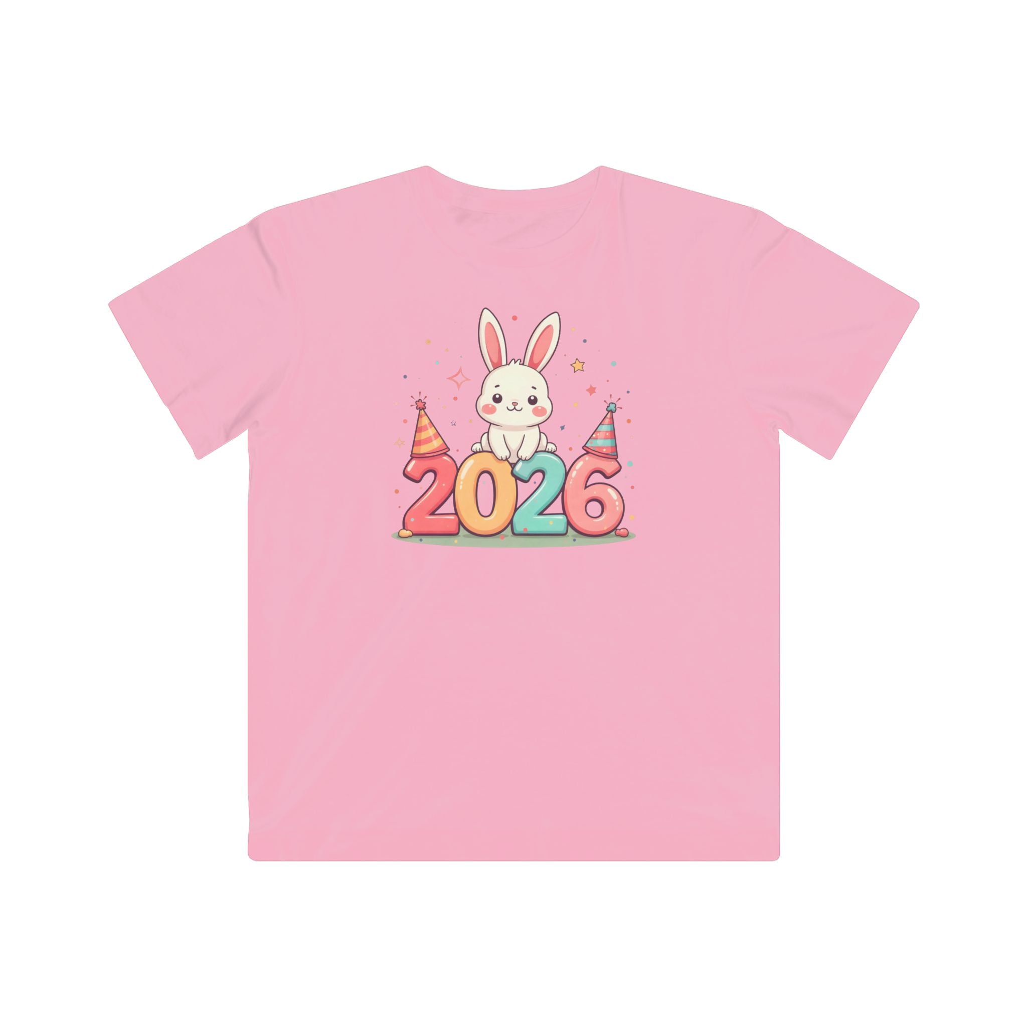 Kids Tee — 2026 Bunny New Year Party Shirt