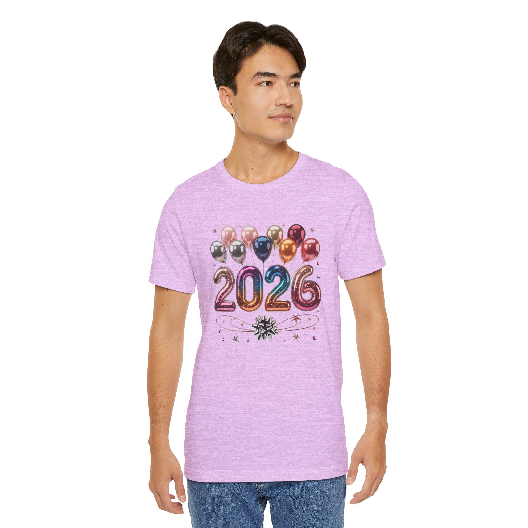 2026 Celebration T-Shirt — Festive Balloon New Year Tee